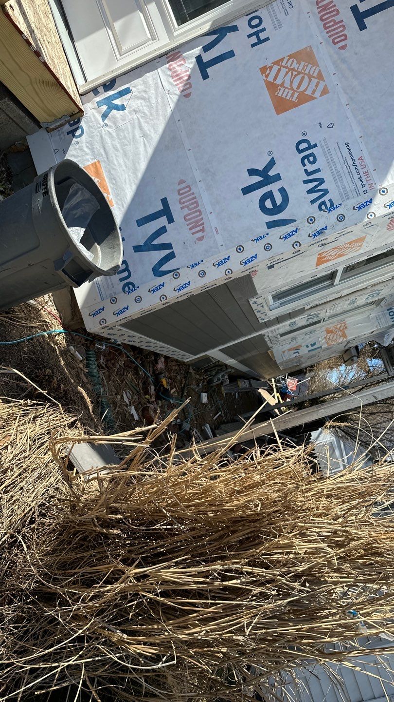 Siding Installation using Hardie Plank Aged Pewter by A Plus Exterior