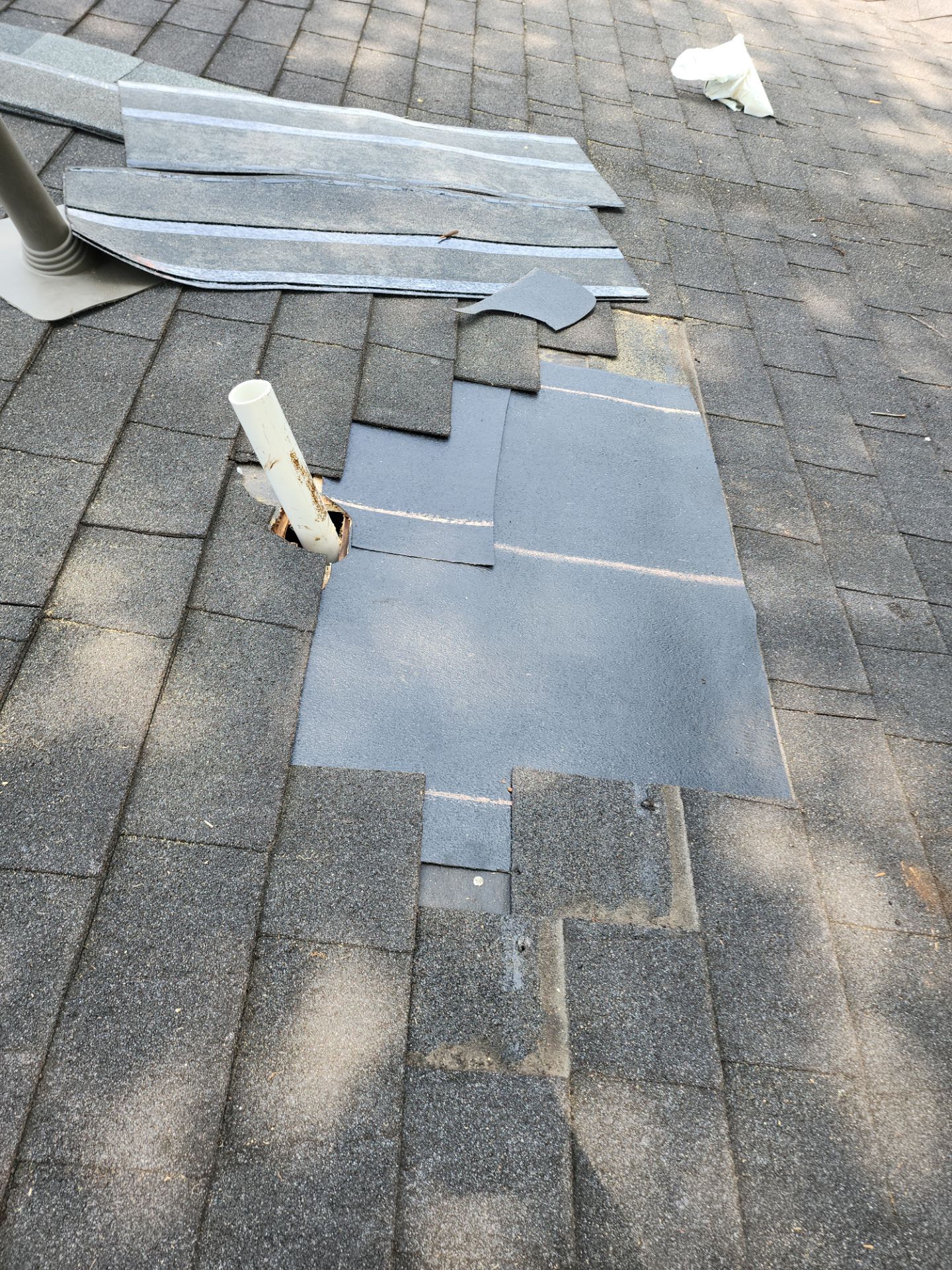 Hail Damage using Owen's Corning Duration (Lifetime) Shingles by Roof Repair Company