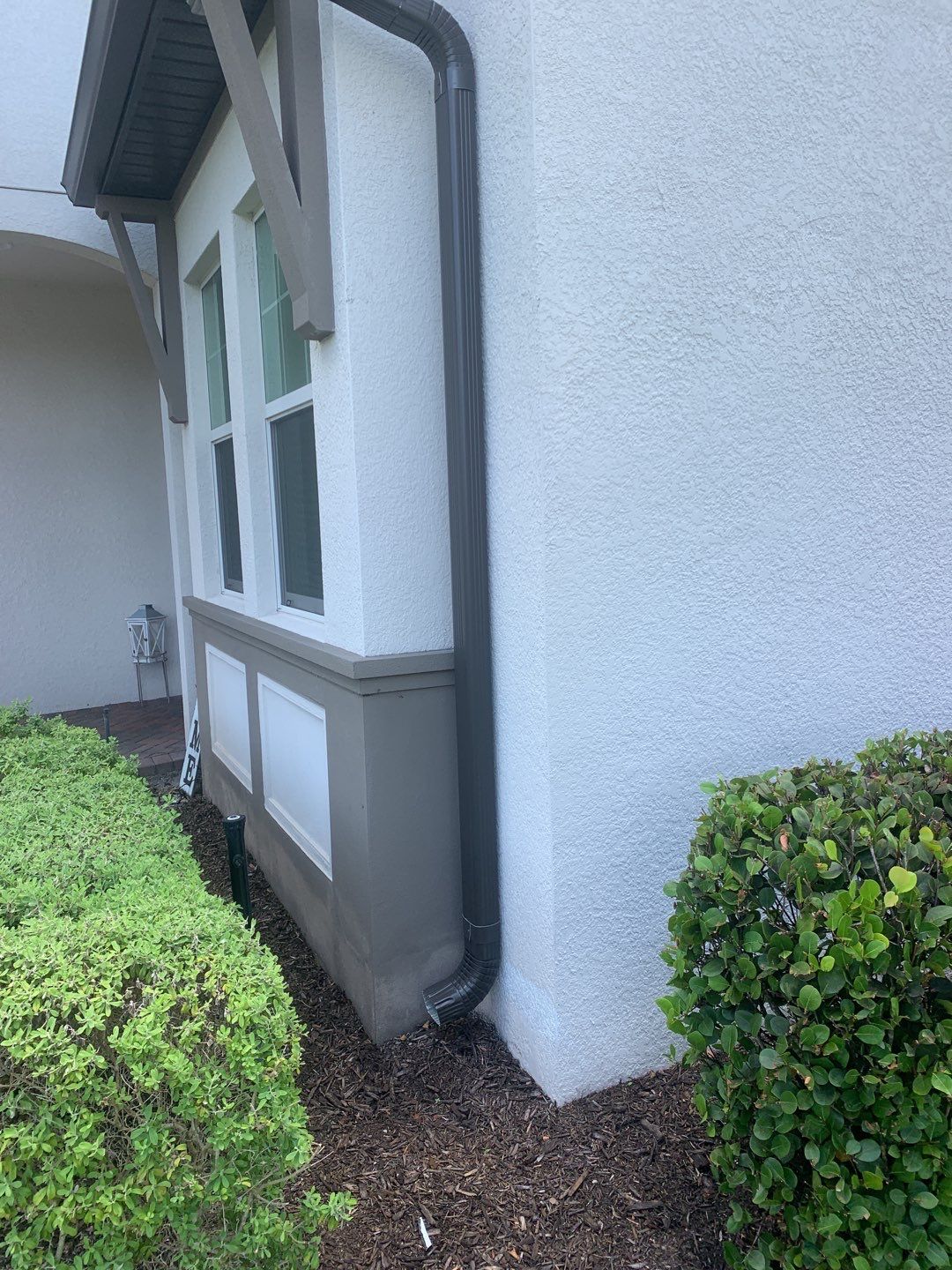 Black Seamless Gutters for Modern Homes in Naples FL  by Gutter Professors