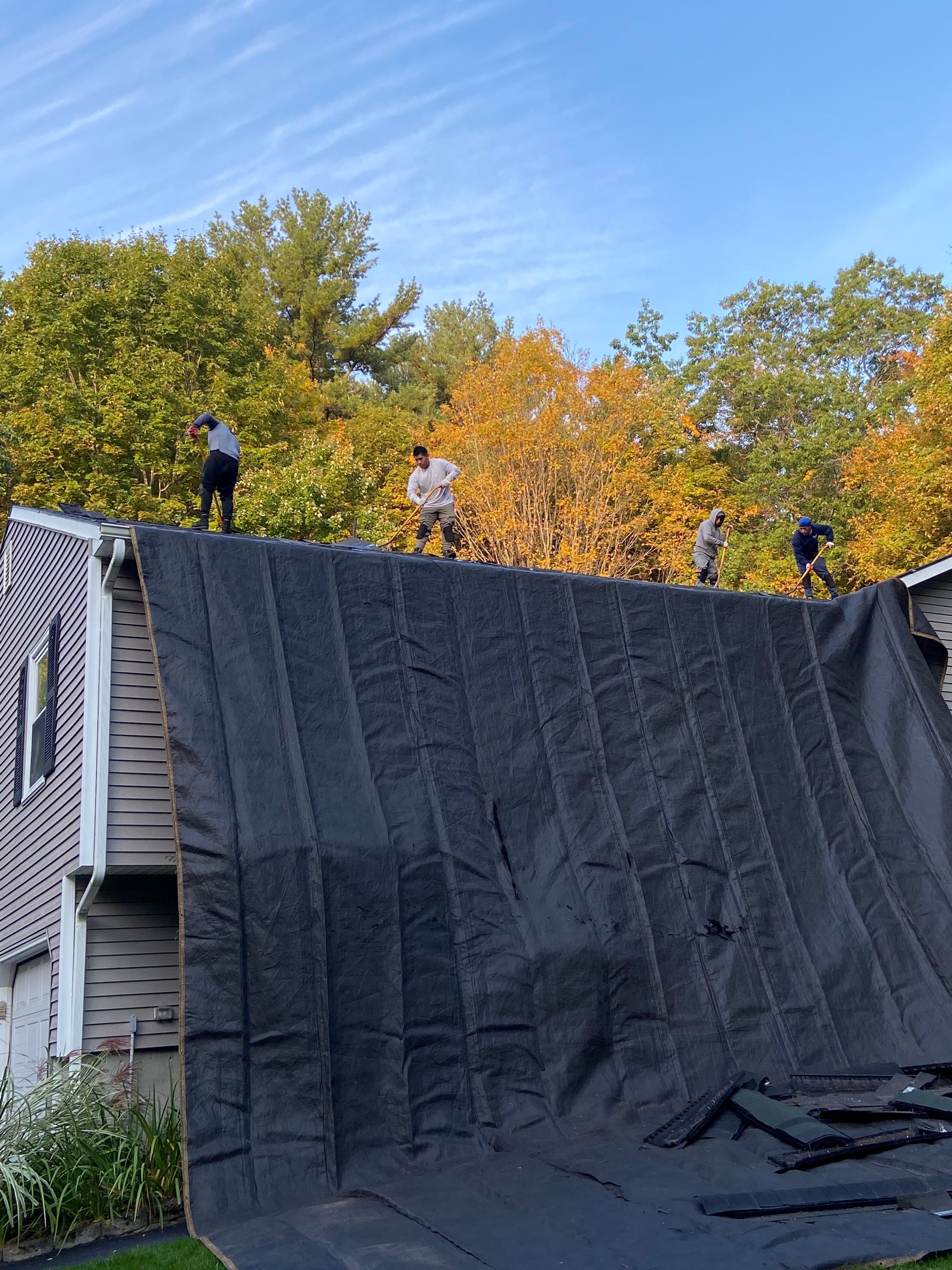 Residential Roofing Installation using GAF Timberline HDZ by Sensible Home Solutions