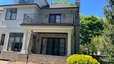 Turtle Shell gutter protection installation in Hinsdale, IL 60521, photograph 2