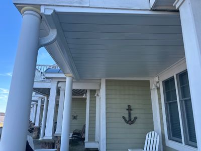 Waterfront Underdeck System Installation and Covered Patio in Manistee