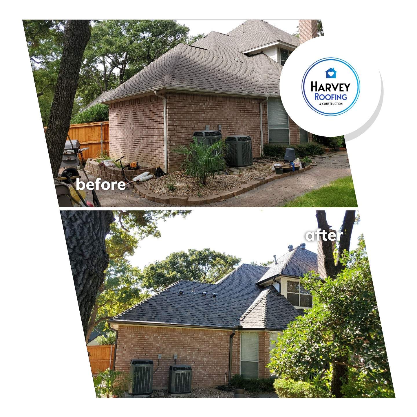 Residential Roofing Installation using ATLAS StormMaster Shake by Harvey Roofing & Construction