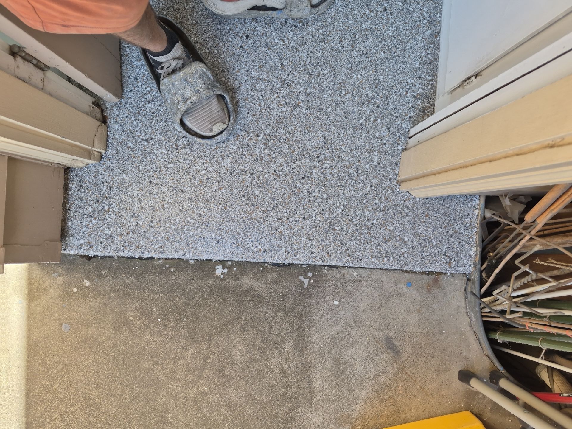 Claystone Hybrid Carport and Walkway Floor Coating in Walla Walla by Croc Coatings, LLC