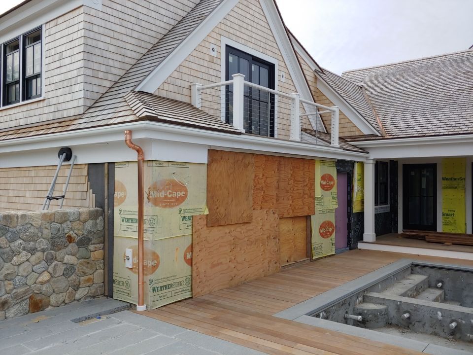 Chatham, MA Gutter Installation using 4x5 FiberGlass Gutter by Gutter Pro Enterprises