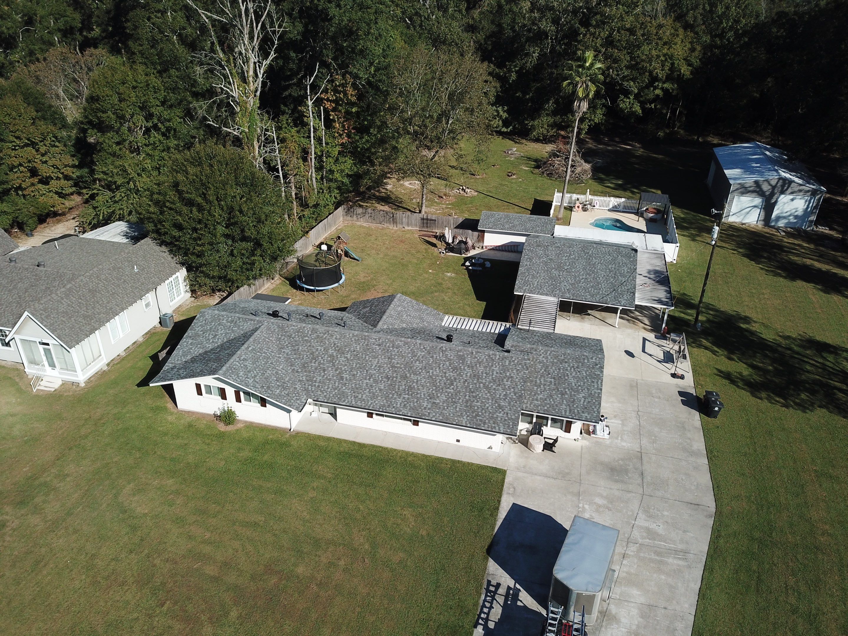 Residential Roofing Installation using Atlas Pinnacle Pristine Coastal Granite  by Top Team Construction