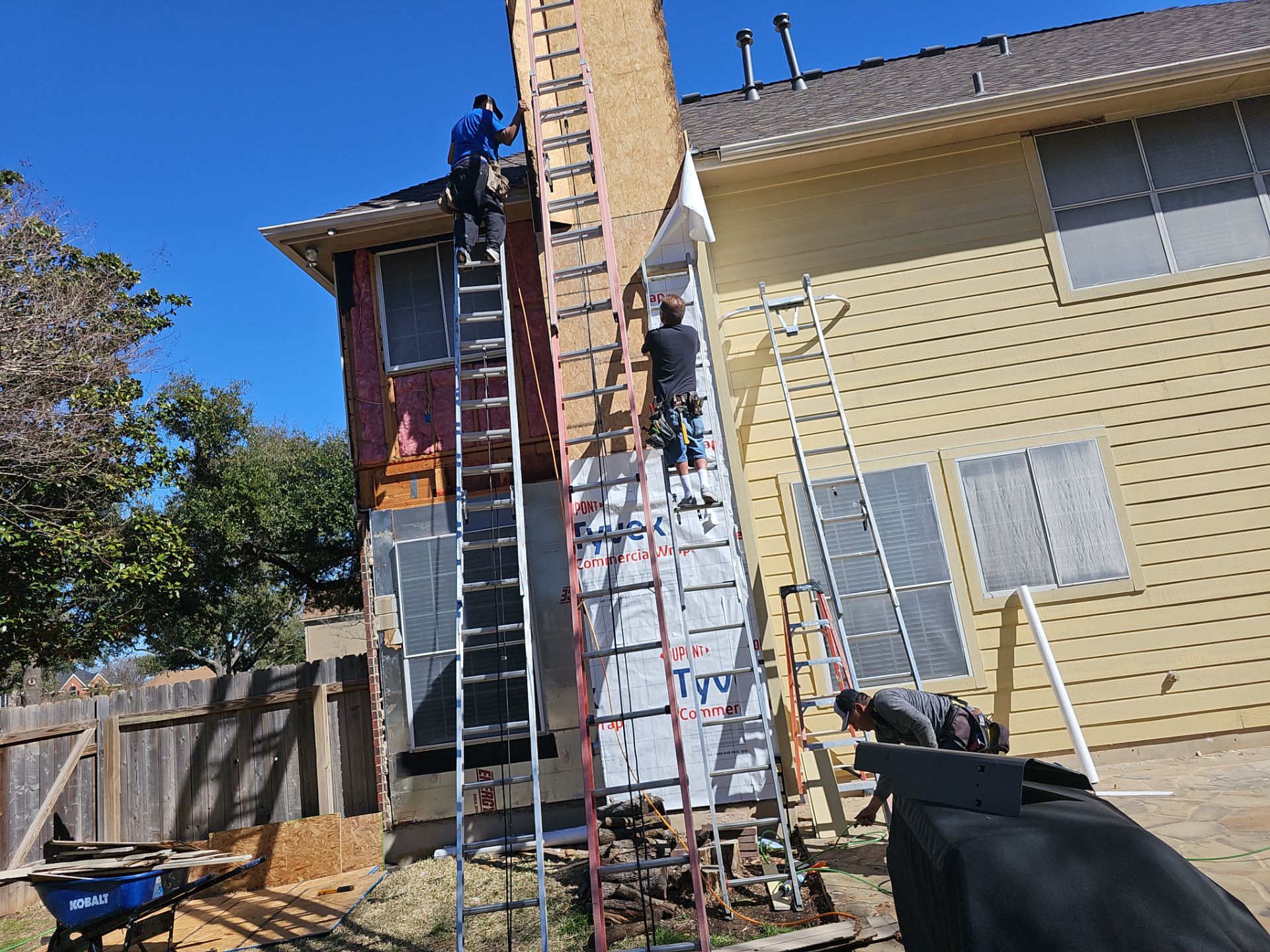 New Hardie Lap Siding & Board and Batten by DeZign Roofing & Exteriors