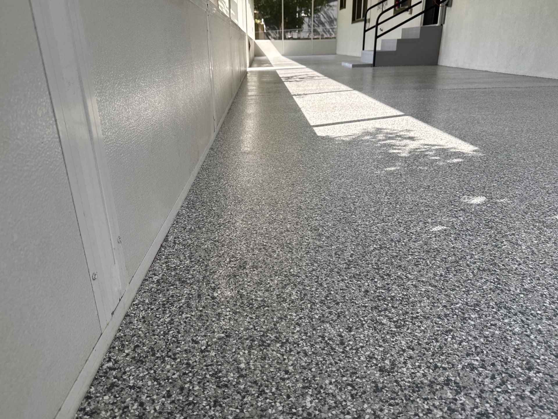 Porch Project in Melrose, FL in Mount Everest by Cross Creek Concrete Coatings