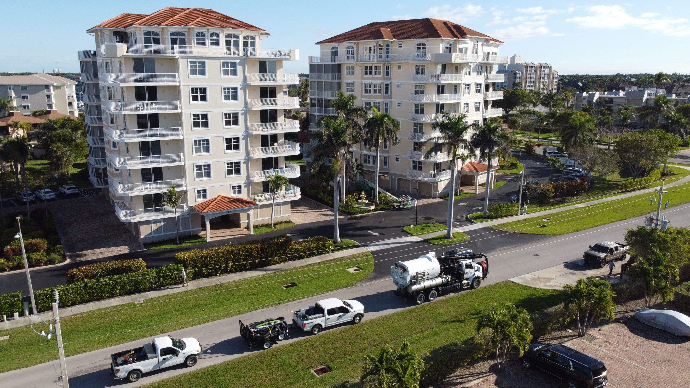 Condo Complex Stormwater System Maintenance by Don Mar, Inc. Storm Water Solutions