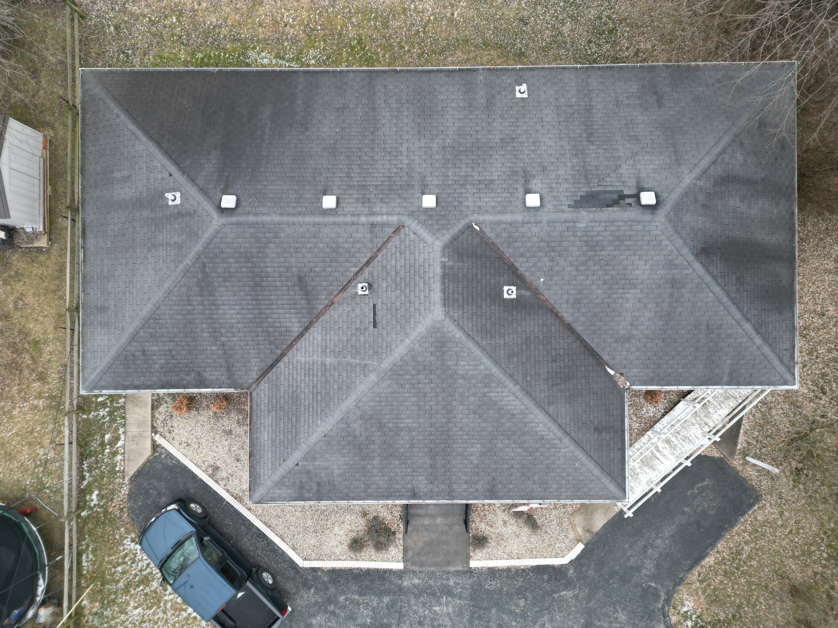 Commercial Roofing Installation using Performance Panel Metal - Frost Black by RoofX 