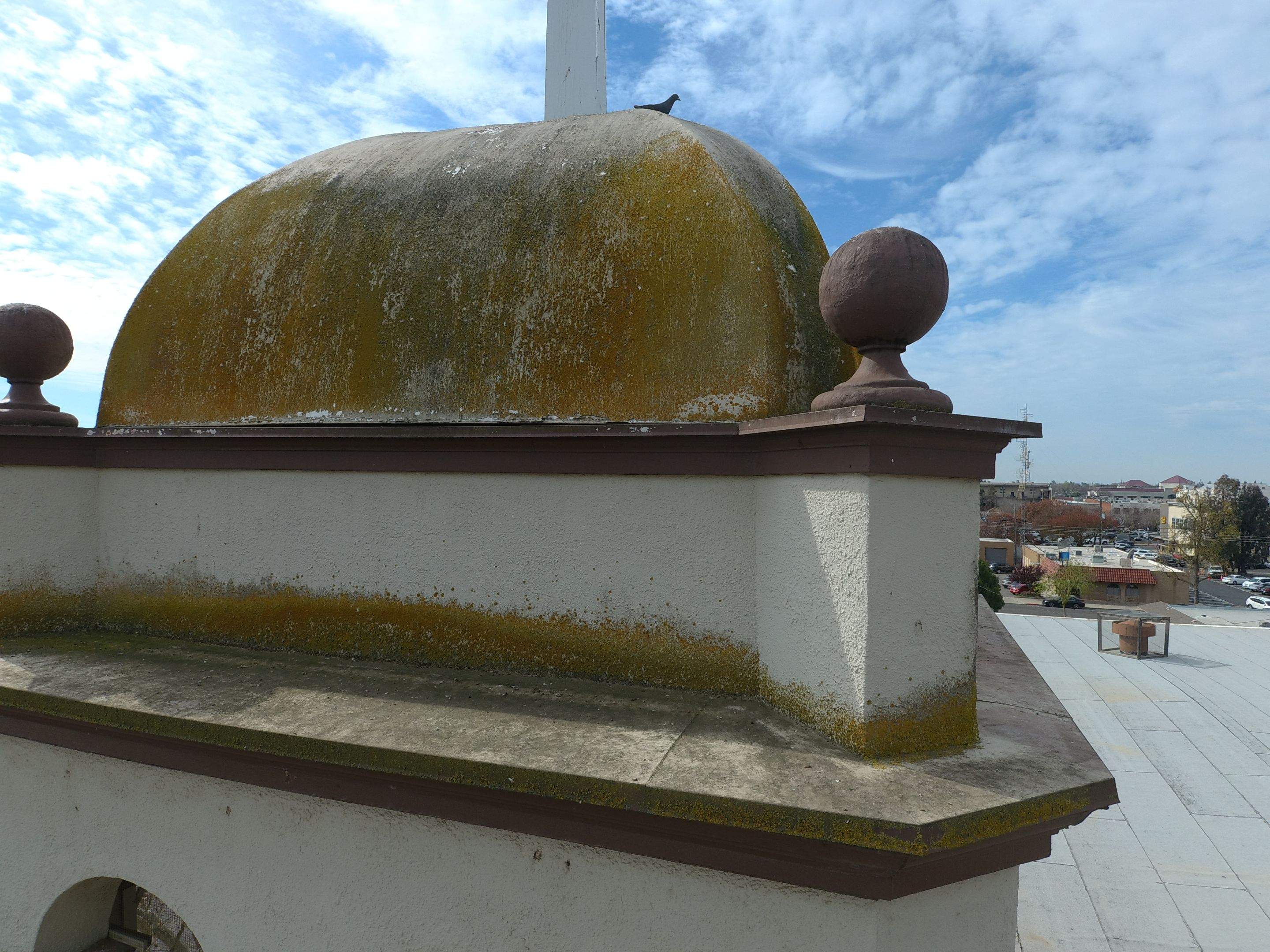  Presbyterian Church repairs to entrance architecture by Straight Edge Roofing Inc