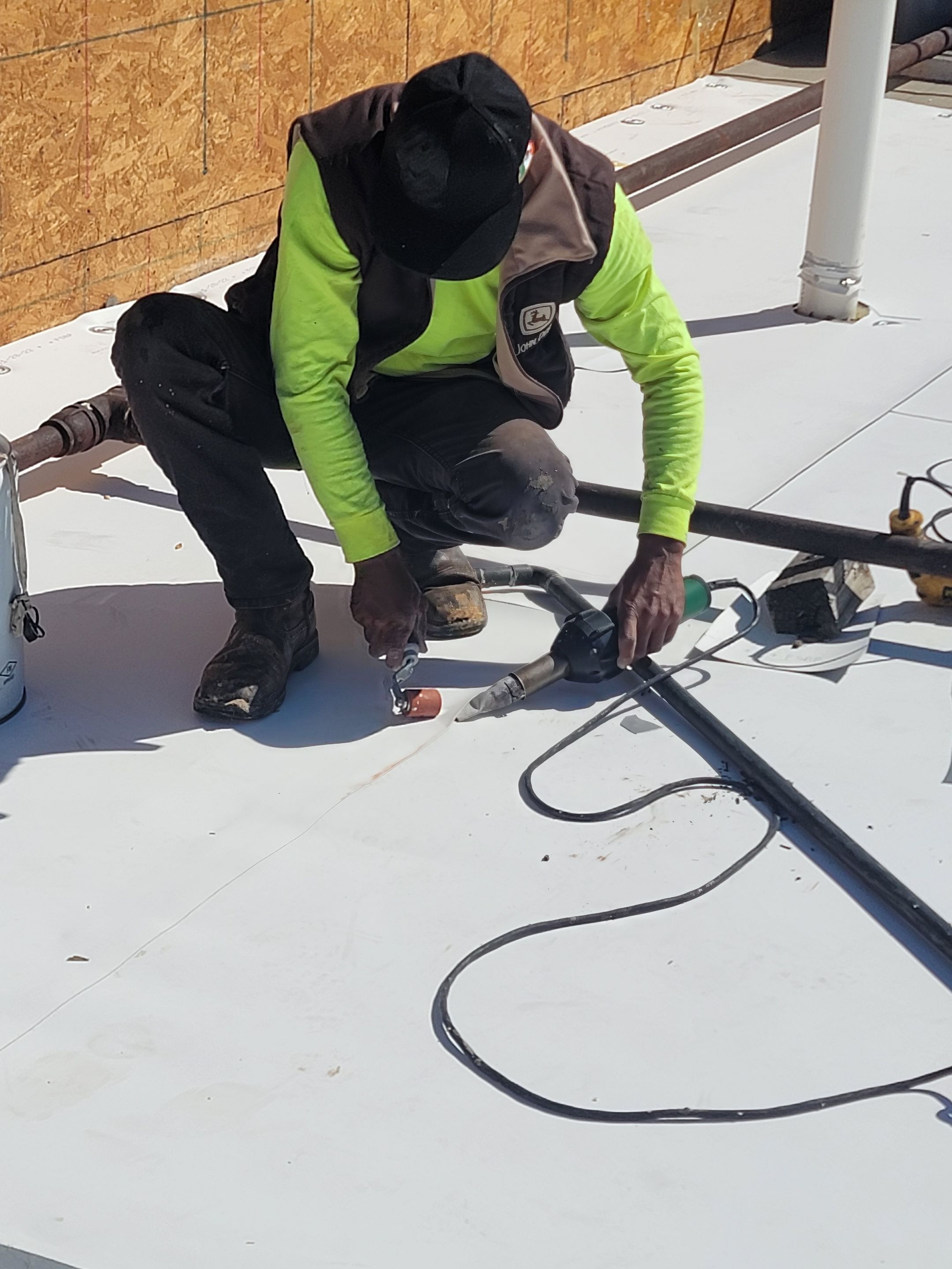 TPO Commercial Roofing Installation by 3:16 Roofing and Construction