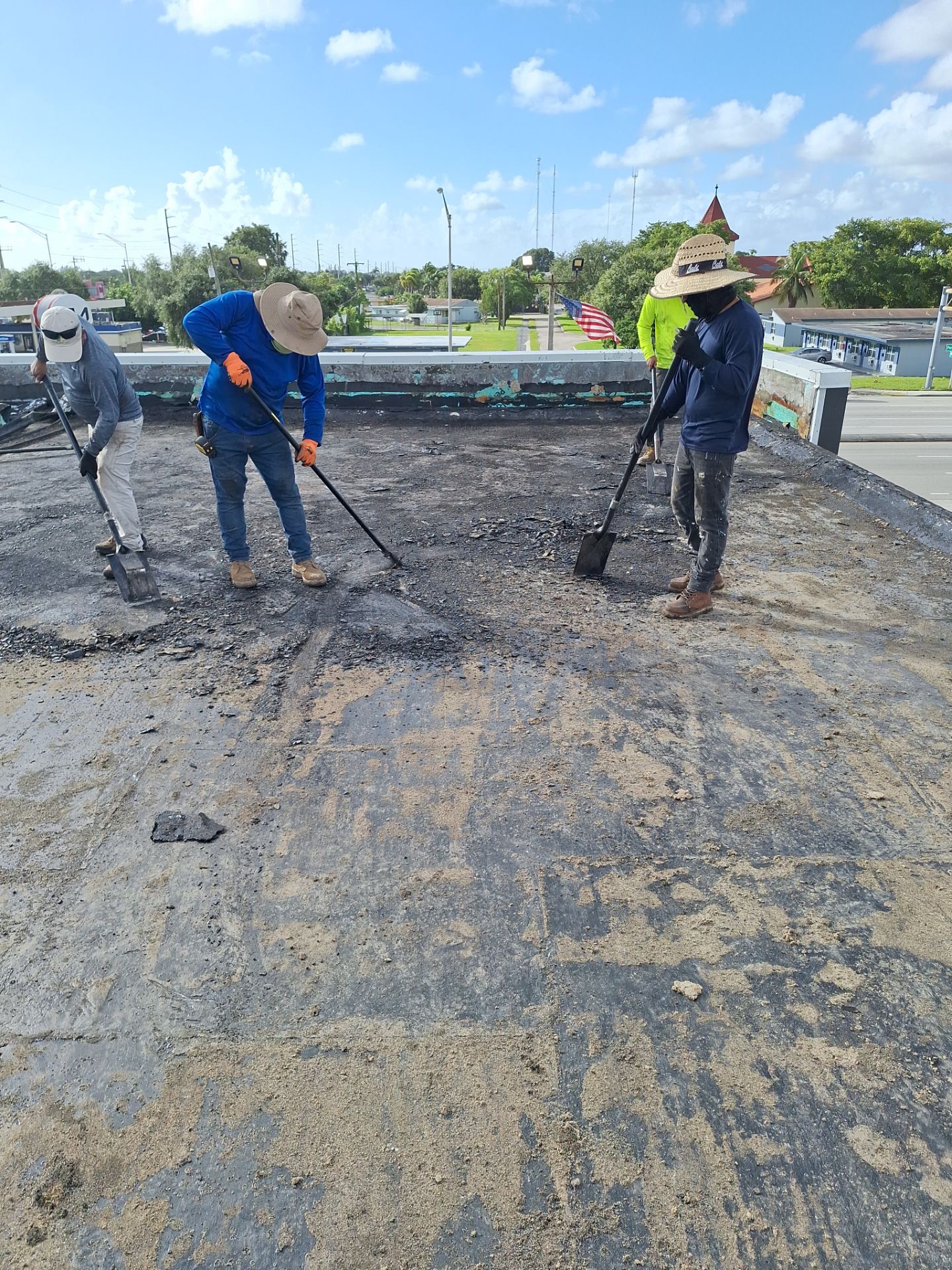 COMMERCIAL REROOF GAF TPO EVERGUARD 60 MIL SMOOTH WITH 1-1/2" INSULATION by Earl W. Johnston Roofing