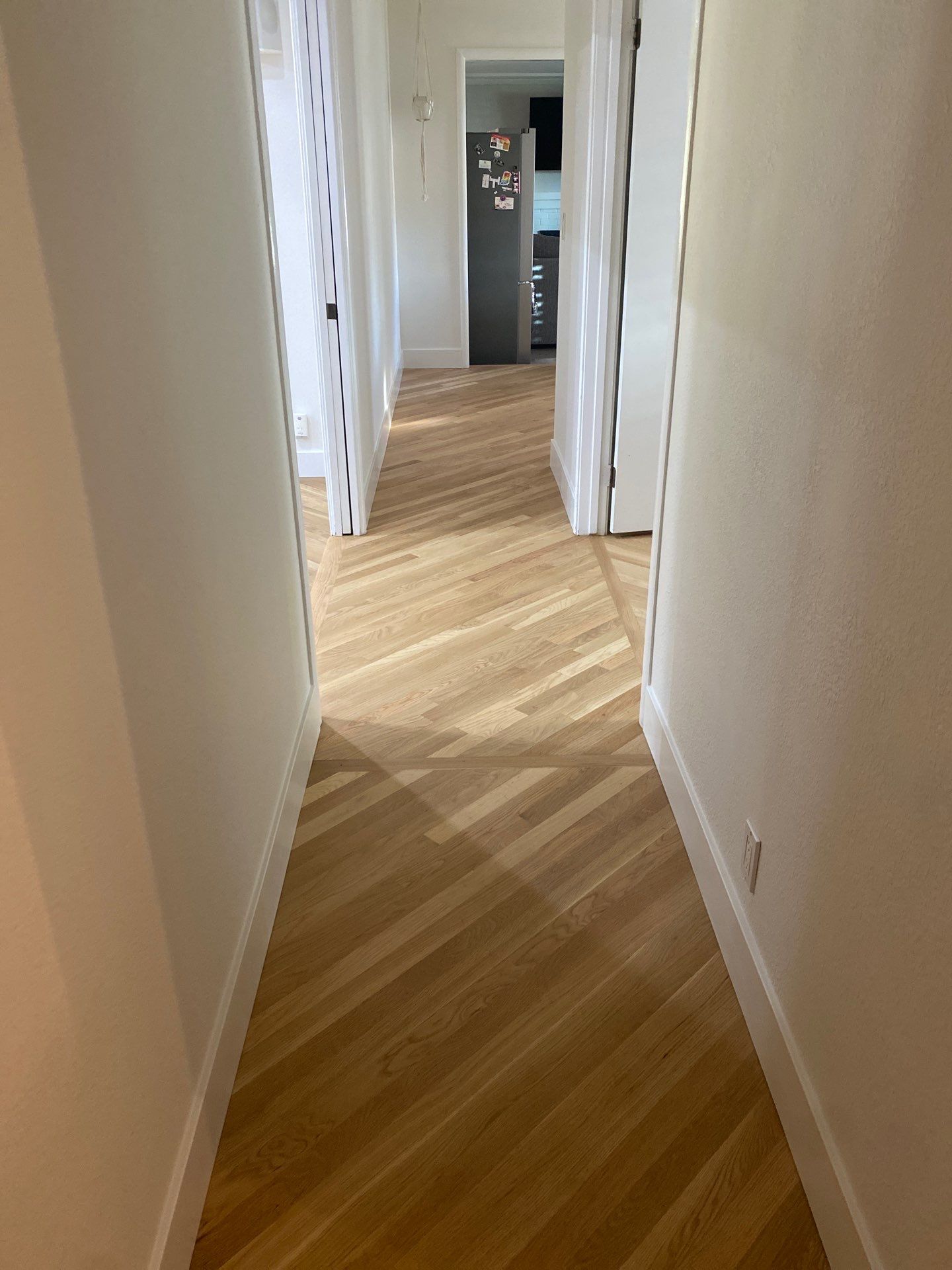 White Oak Installation and Refinish by Footprints Floors South Sacramento