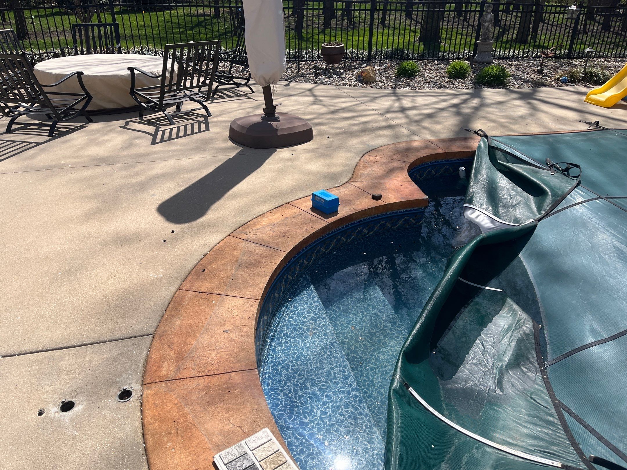 Pool Deck & Patio Resurface - Overland Park, KS by Big Red Decorative Concrete, LLC