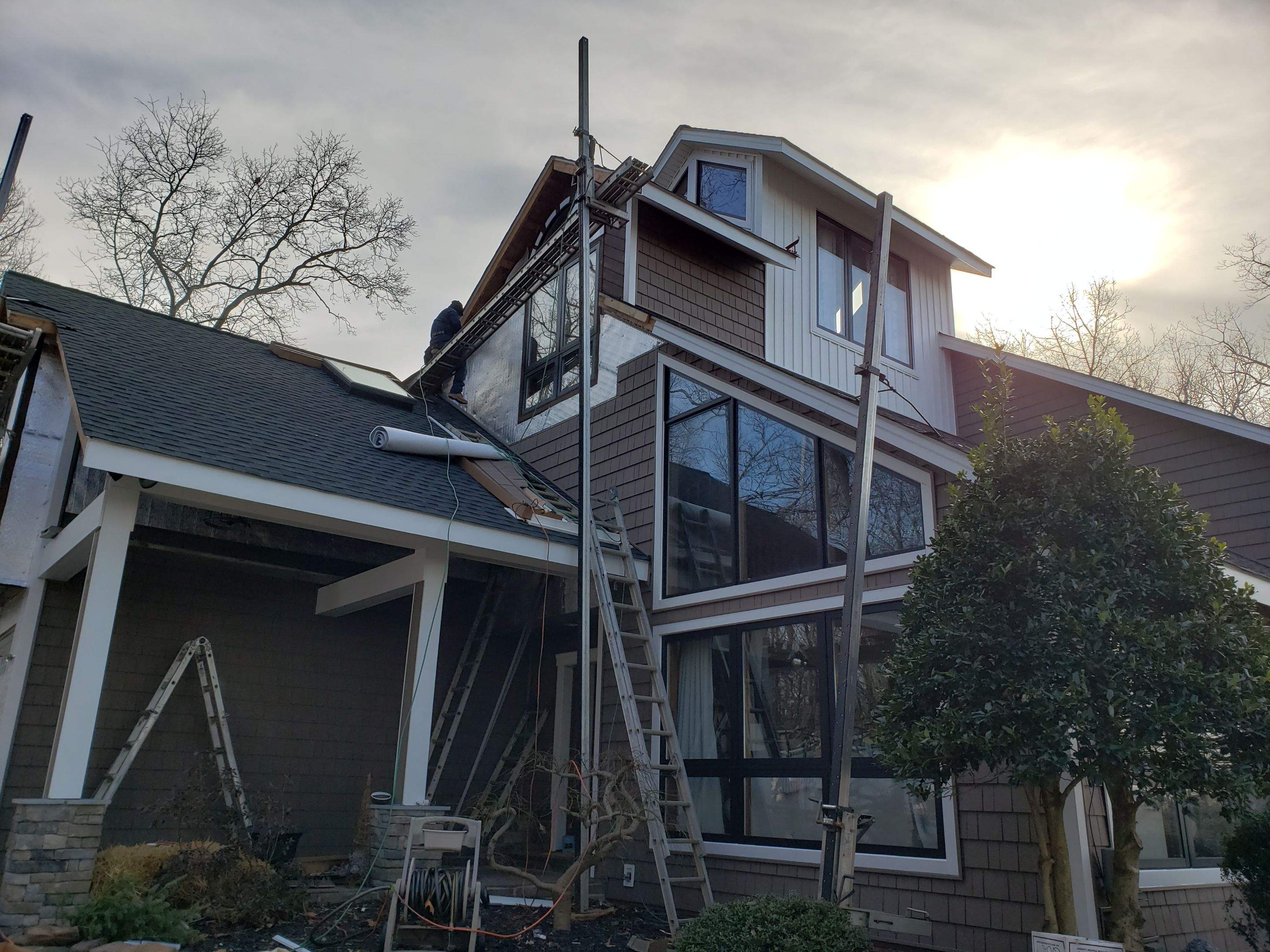 Roof, Siding, Soffit, Trim, and Gutter replacement by American Home Contractors