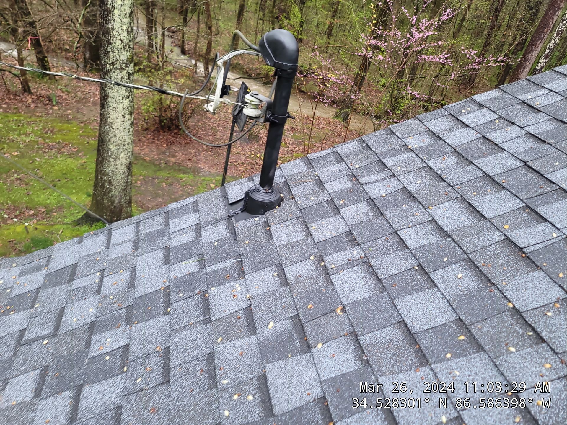 Landmark PRO Series in the color Pewter by Advanced Roofing & Construction, LLC