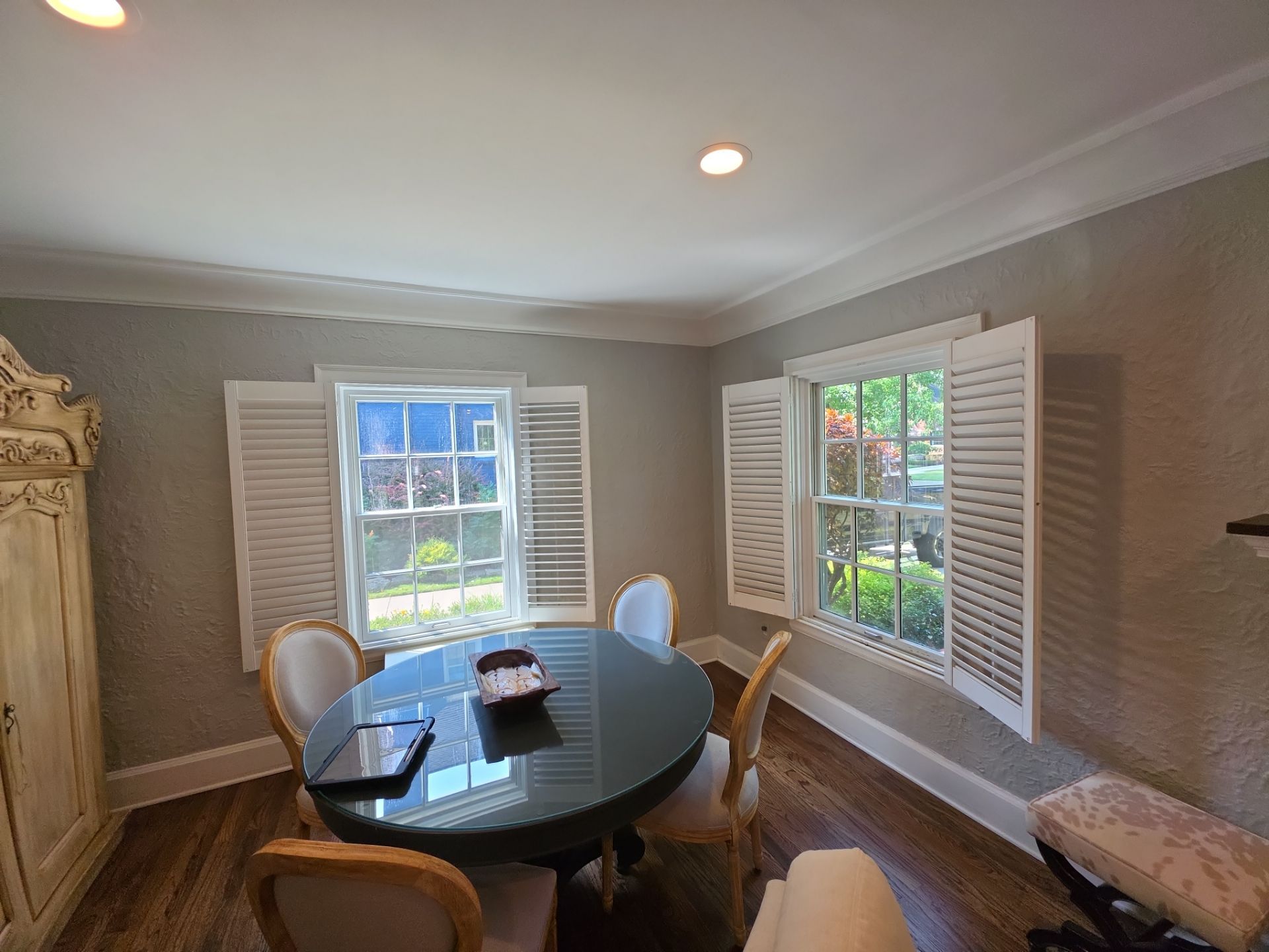 Custom Kitchen Cabinet Refinishing and Hardware Update in Grosse Pointe by Top Shelf Painter