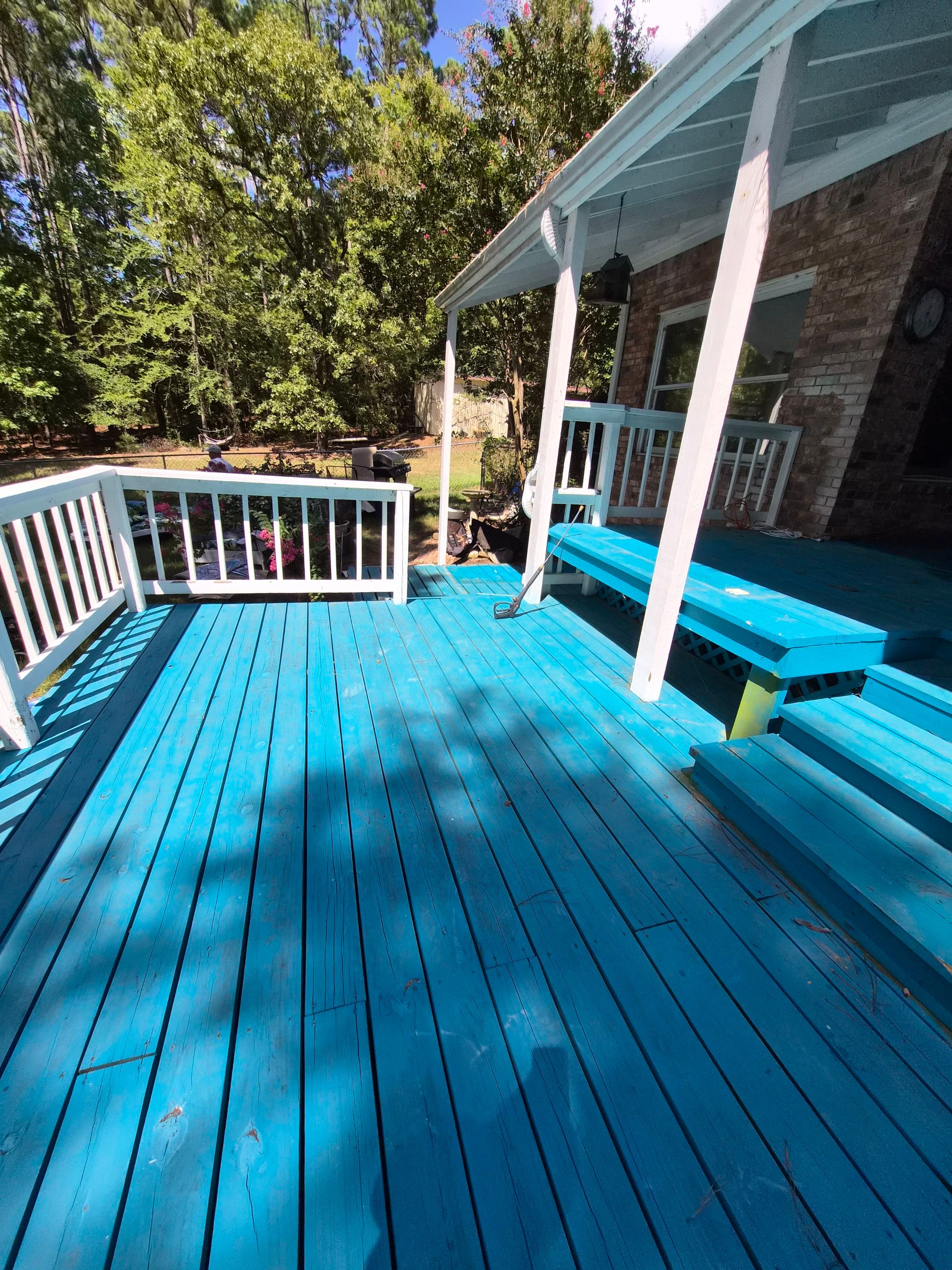 Vibrant Deck Gets New Life in Flint Texas by Quality Coats Painting