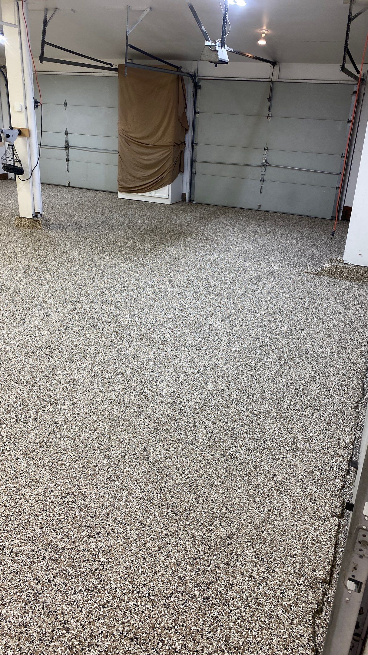 Curt E. gets a new garage floor! by Banner Garage