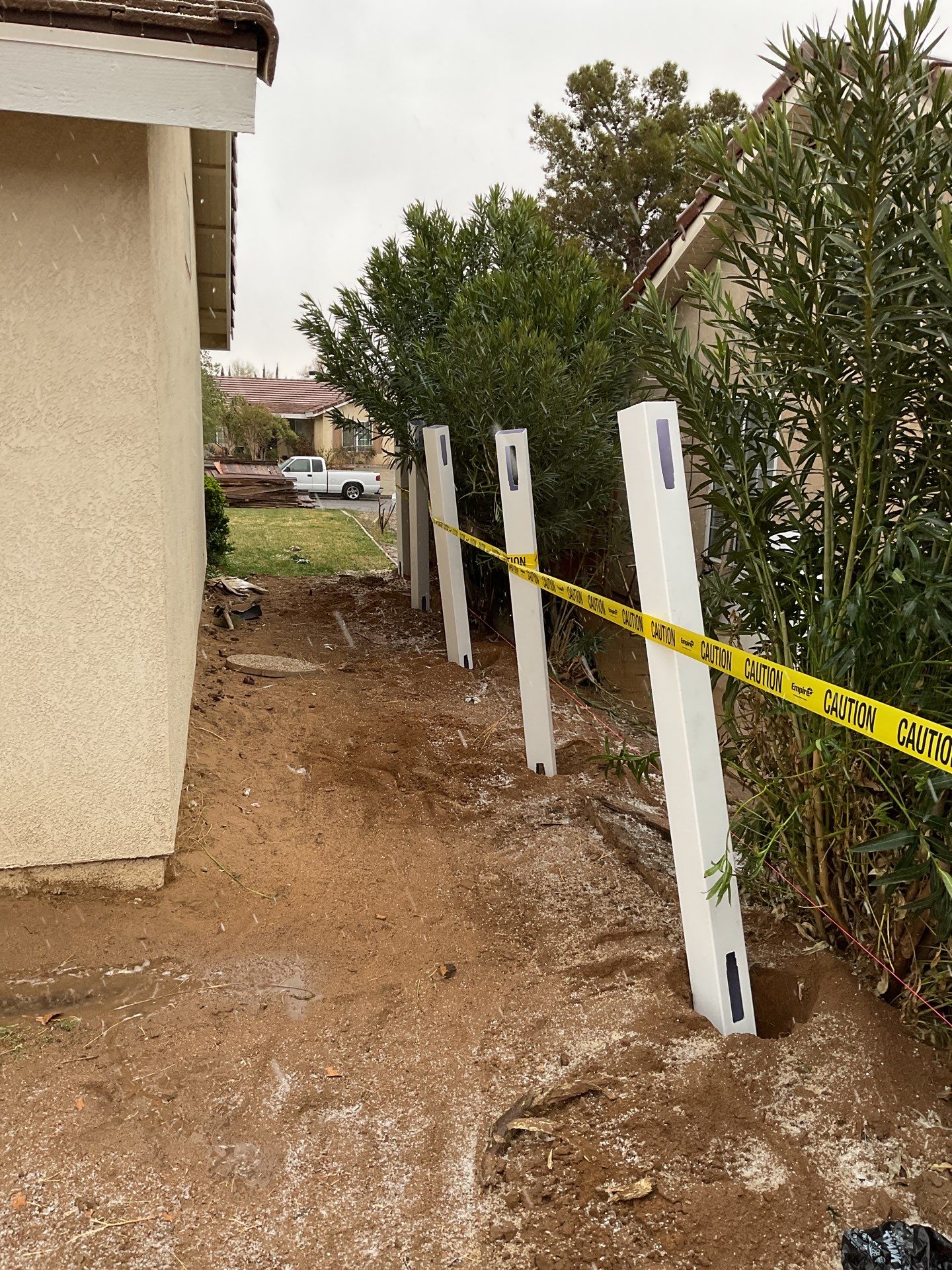 Fence Installation using Vinyl by Fence Guys Inc. 