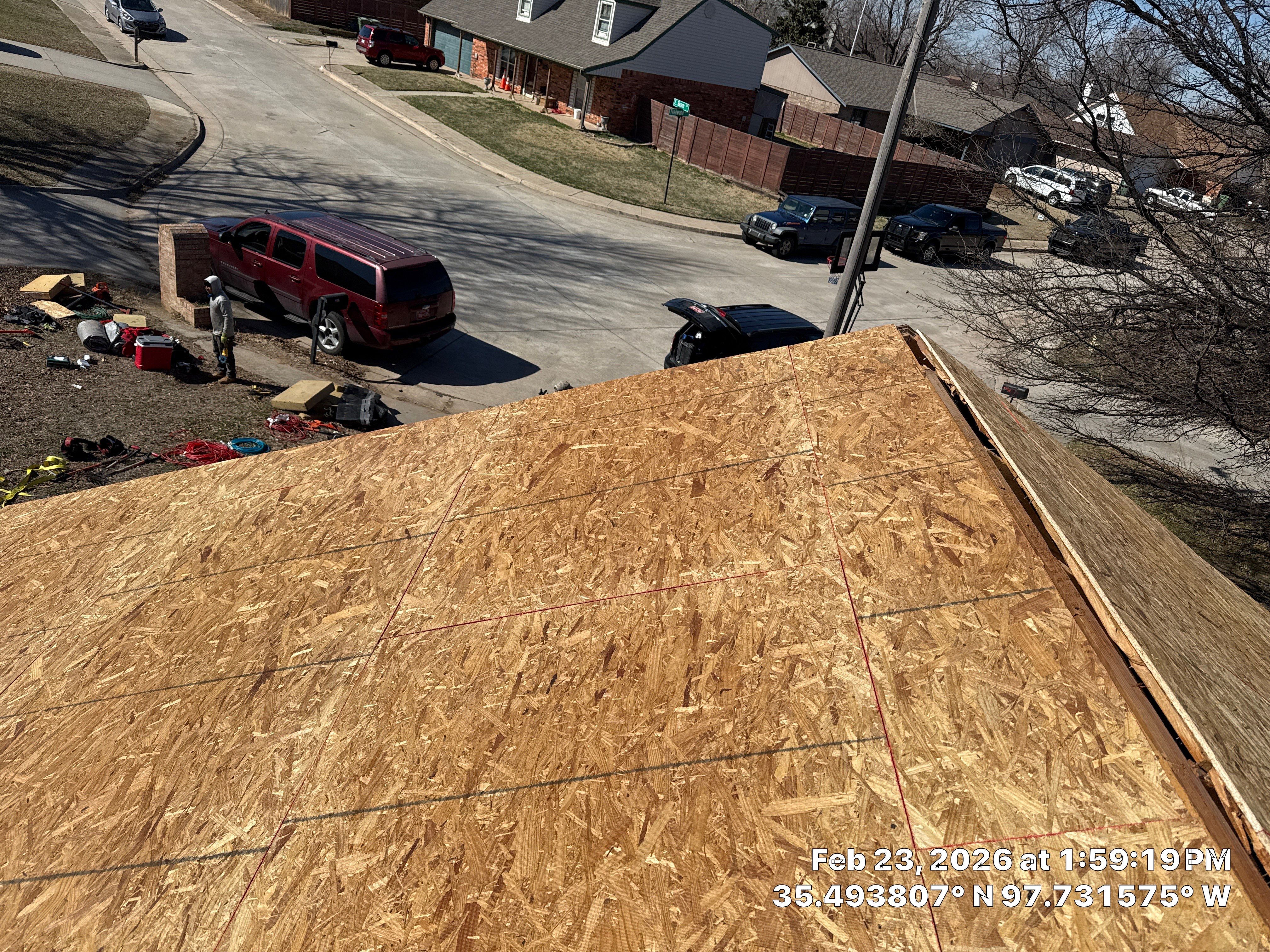 Project in Yukon, OK by OAK Roofing Restoration 
