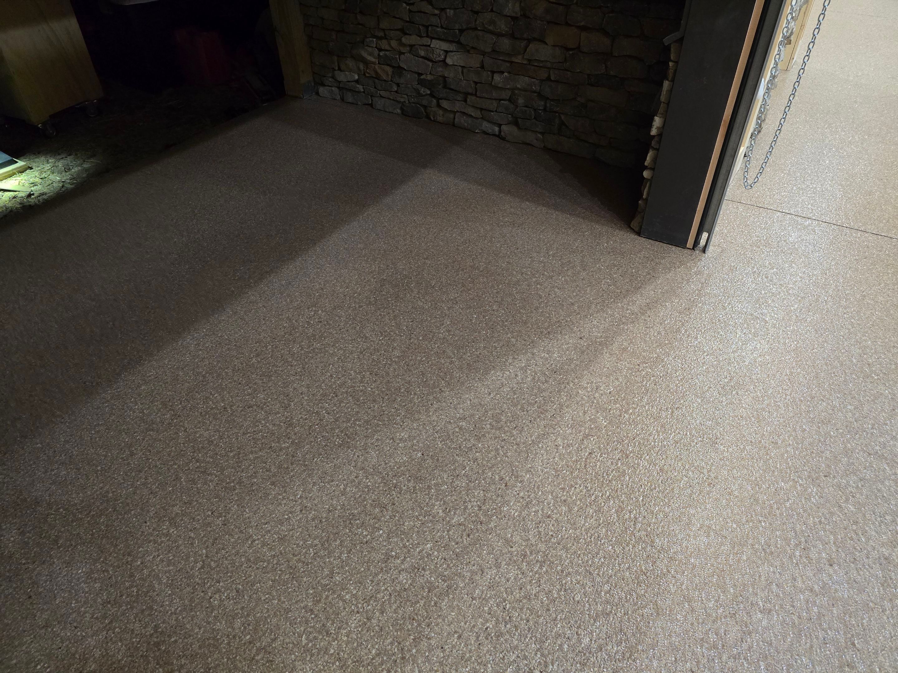 Garage using Feldspar by Elite Floor Solutions