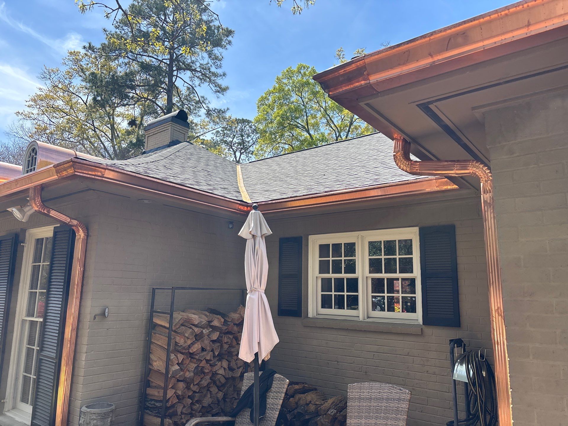 Onyx Black Shingle w/ Copper Upgrades by IAM Roofing LLC