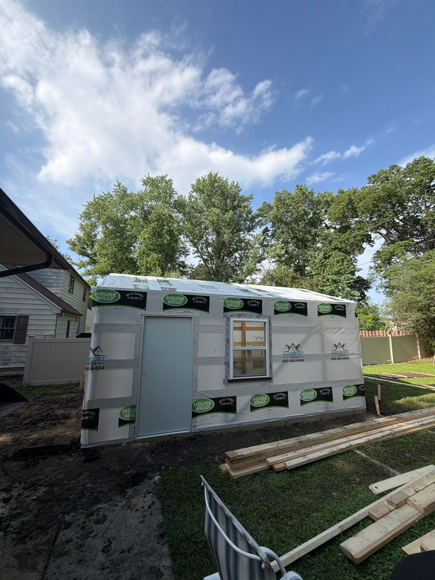 Custom Post Frame Storage Building Installation in Ames, Iowa by Graber Custom Structures