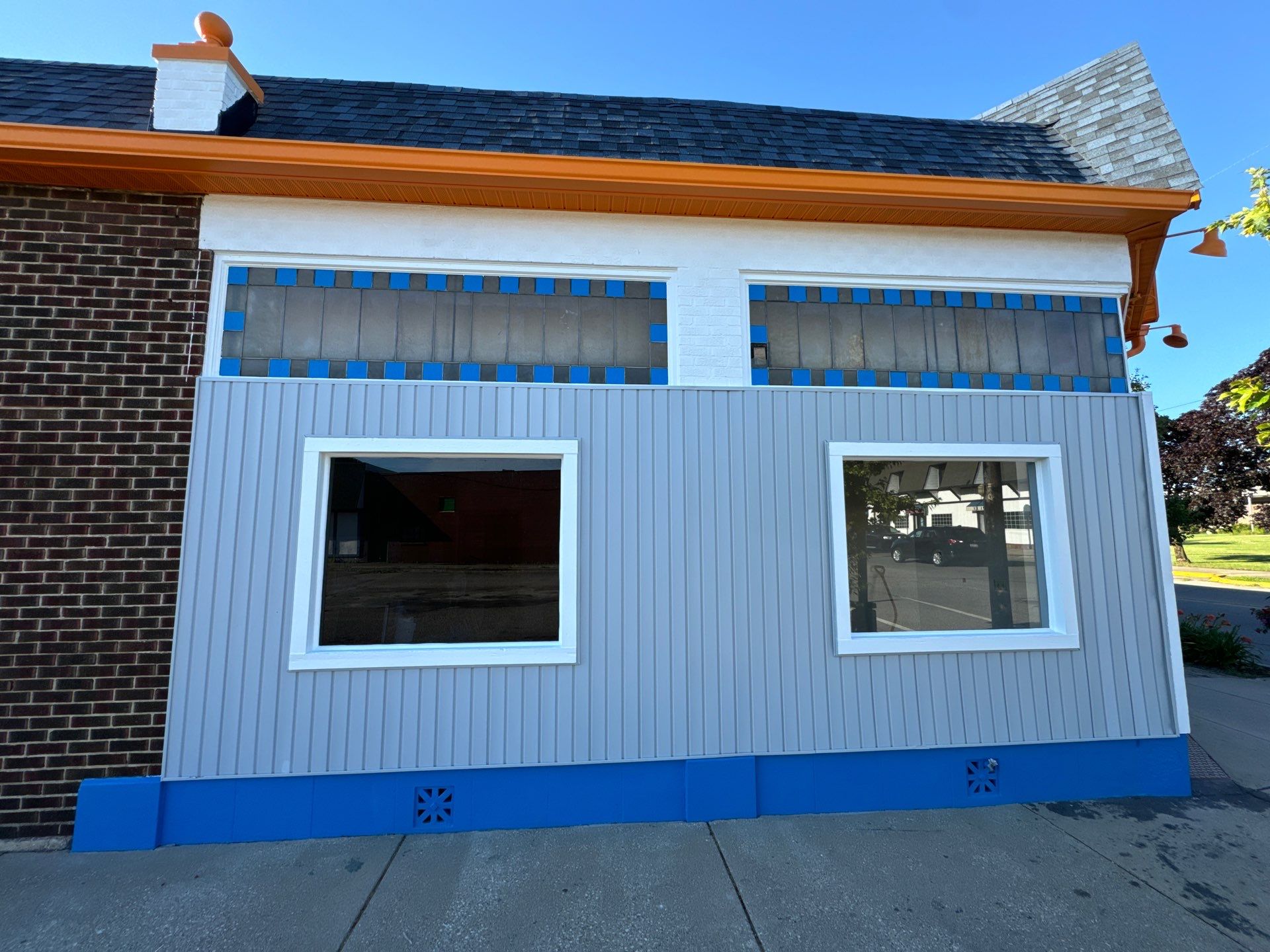 Exterior color change and Epoxy floor. by Gordon Painting