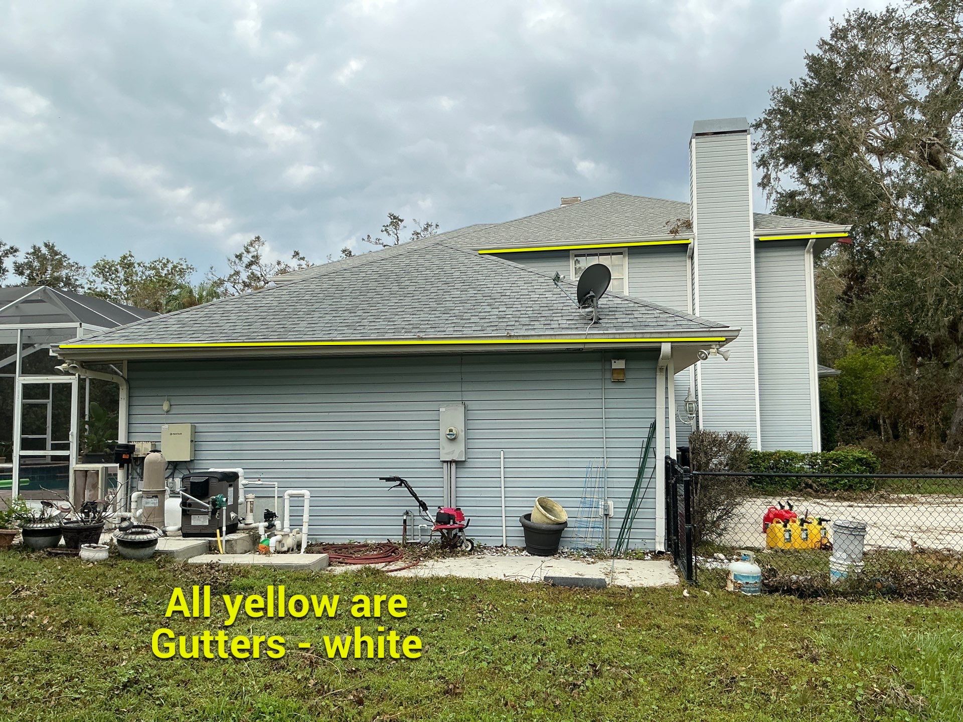 6-inch Seamless Gutters Installed in Bradenton FL by Gutter Professors