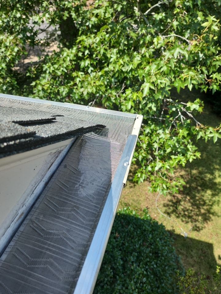 Gutter Guard Instalation using Leaf Blaster Pro by Power Wash Masters LLC
