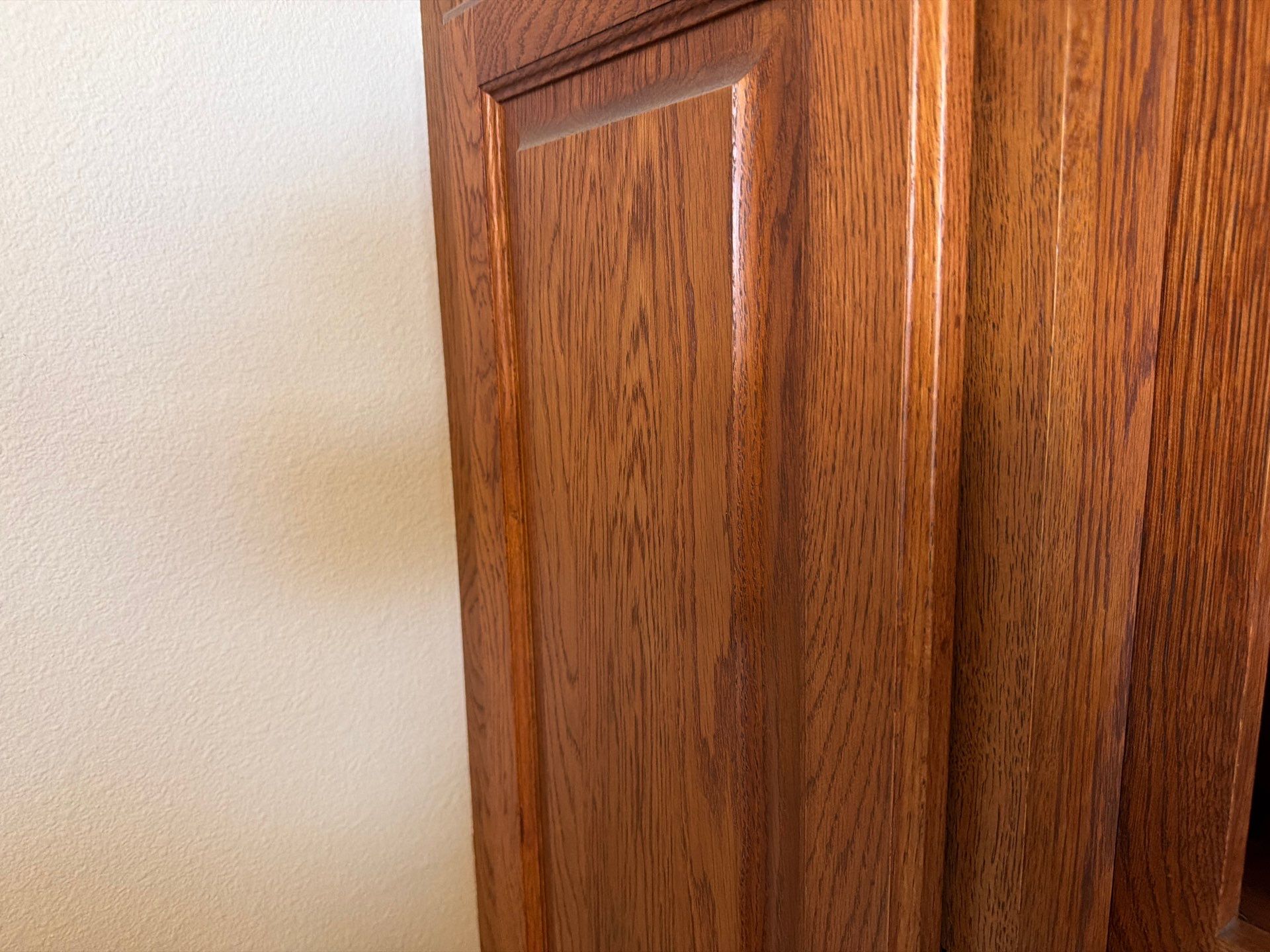 Custom Built-in Cabinetry and Office Desk Painting in Sioux Falls by Select Painting, Coatings & Garage Cabinets