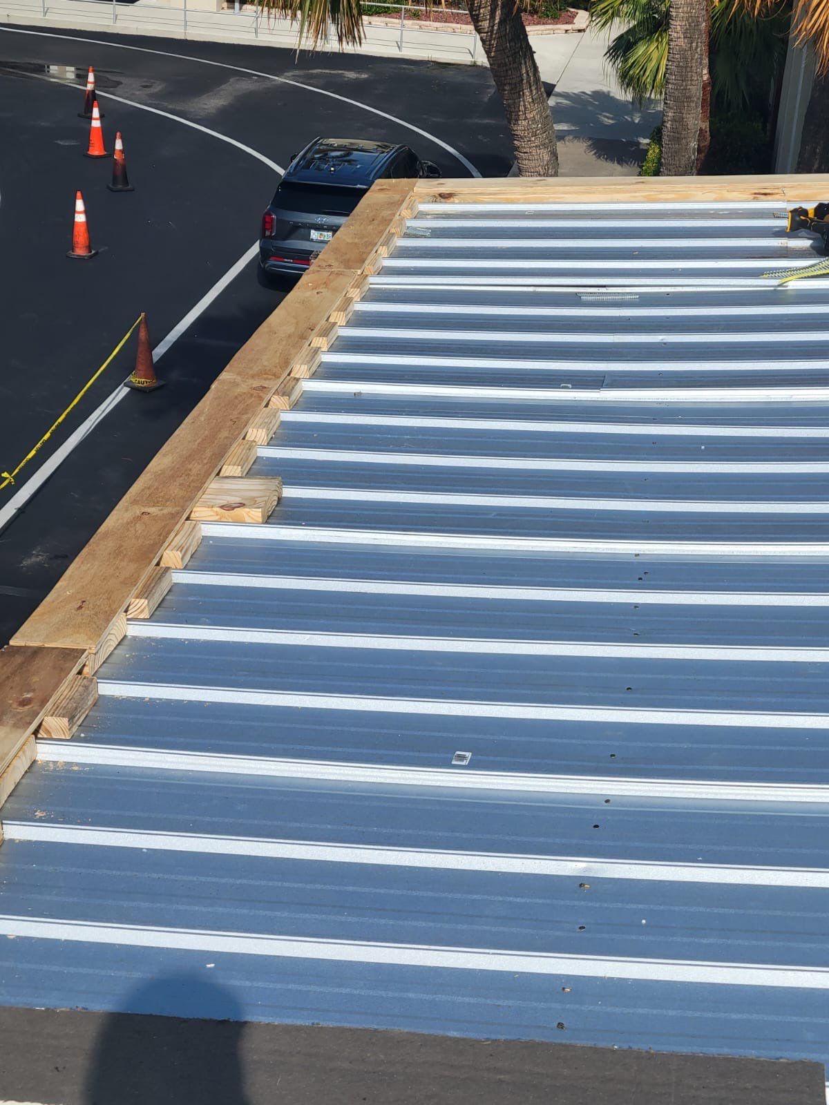 Emergency Repair on School from Storm Damage by Four Peaks Roofing