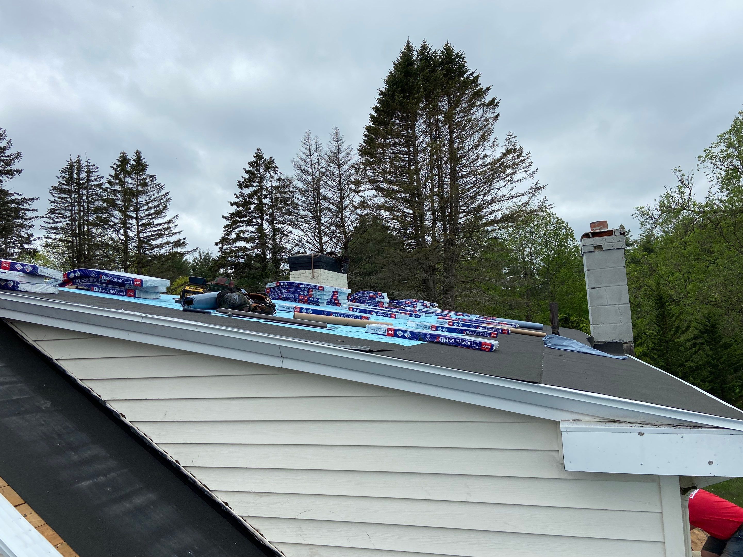 Residential Roofing Installation using GAF Timberline HDZ by Sensible Home Solutions