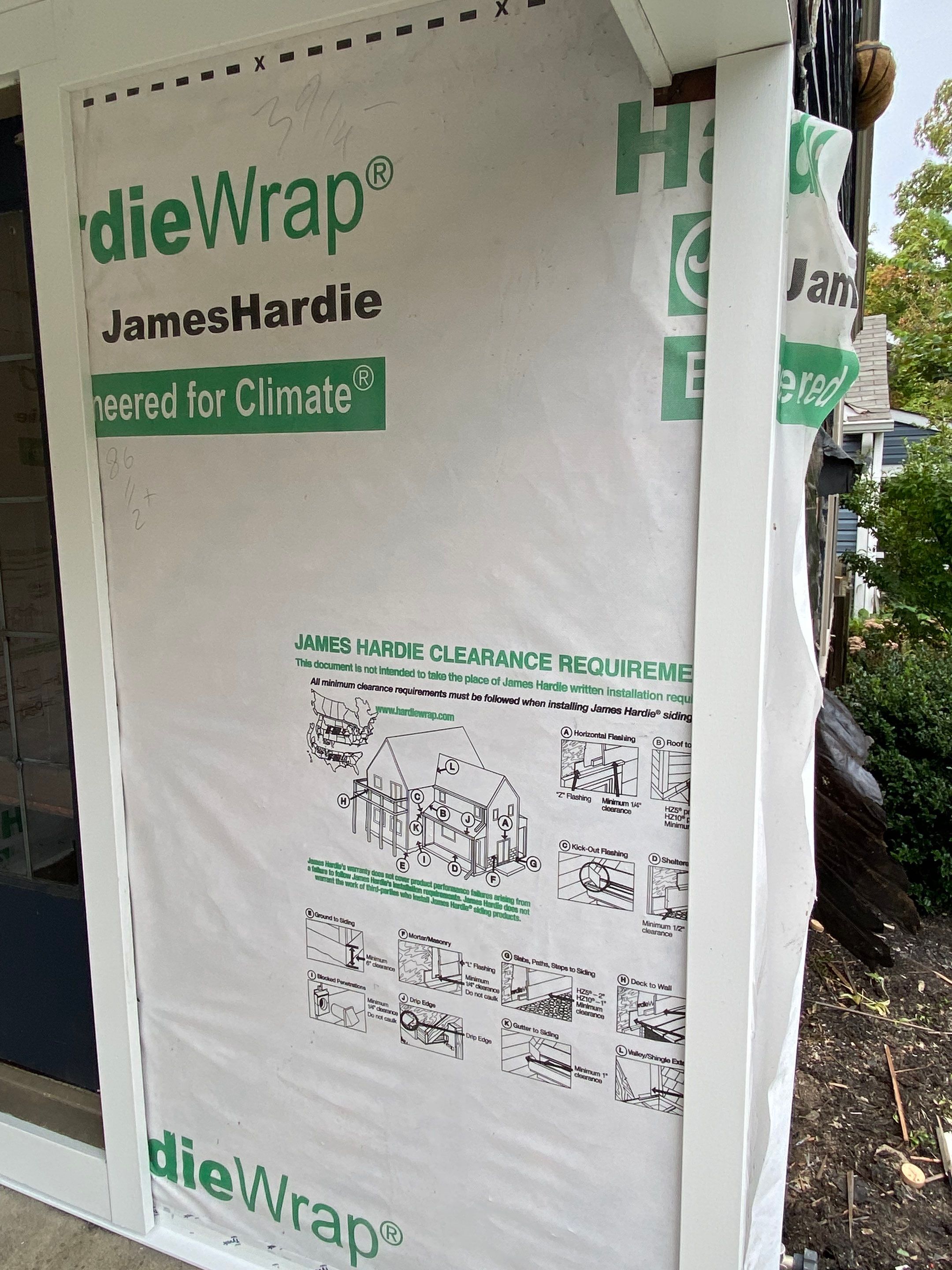 Siding Installation using James Hardie Fiber Cement Lap Siding by Best Exteriors Inc