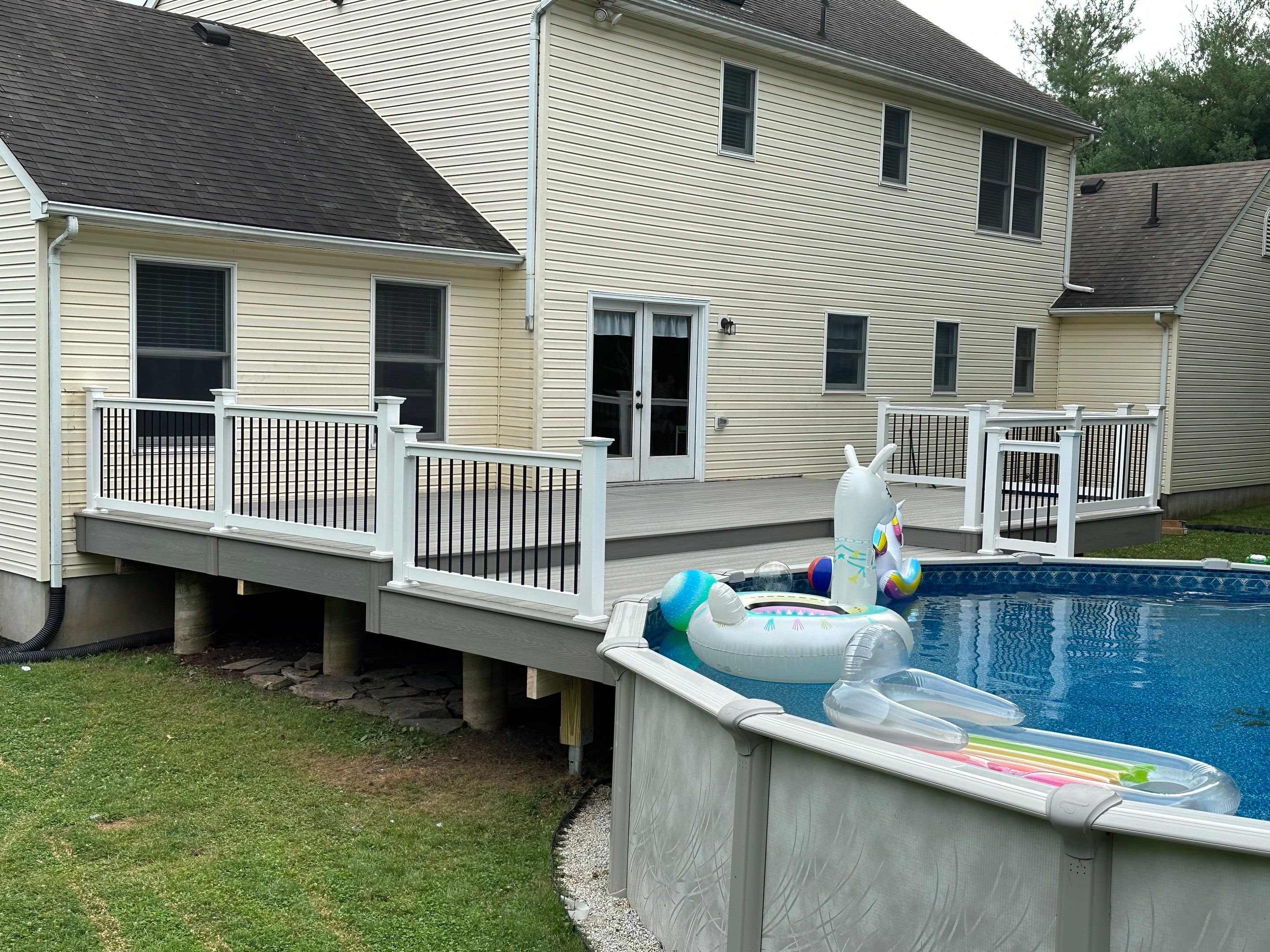 New Pool Deck IN Flemington by deck guardian