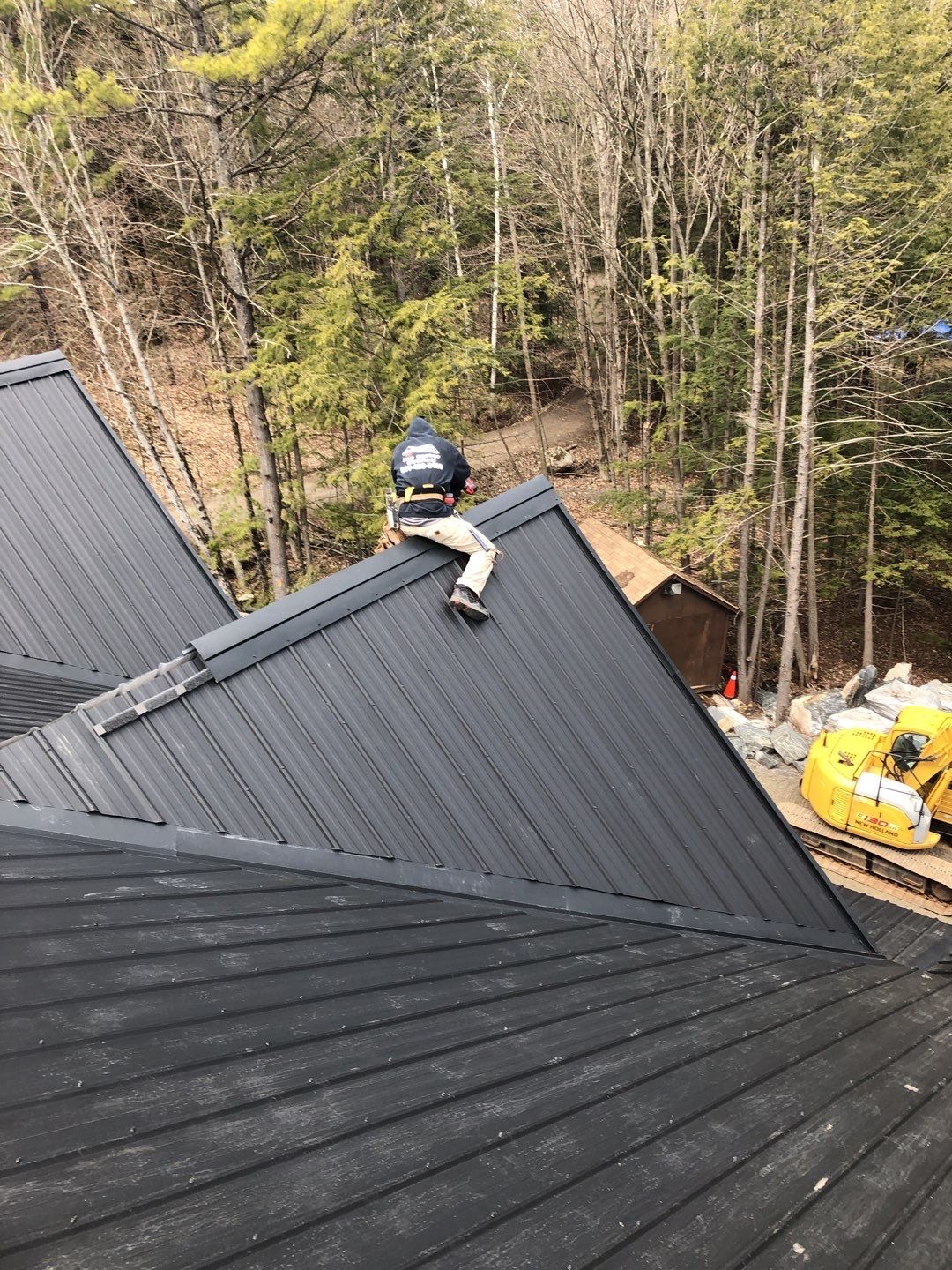 Exposed Fastener Metal Roof using Vicwest UltraVic by Jay Carter Roofing & Sheet Metal
