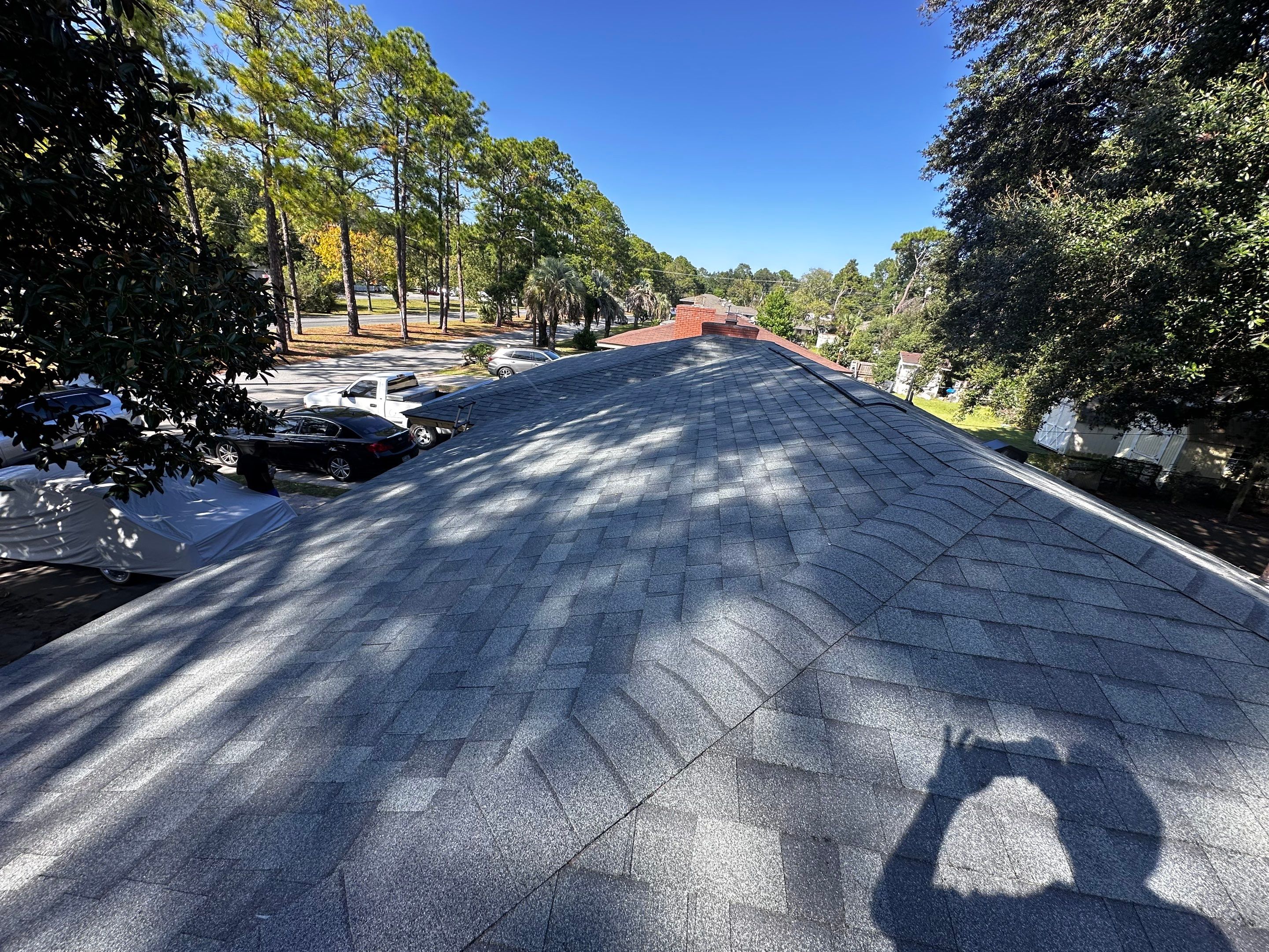 Residential Roofing Installation using Owens Corning Oakridge Estate Grey by Talya Roofing