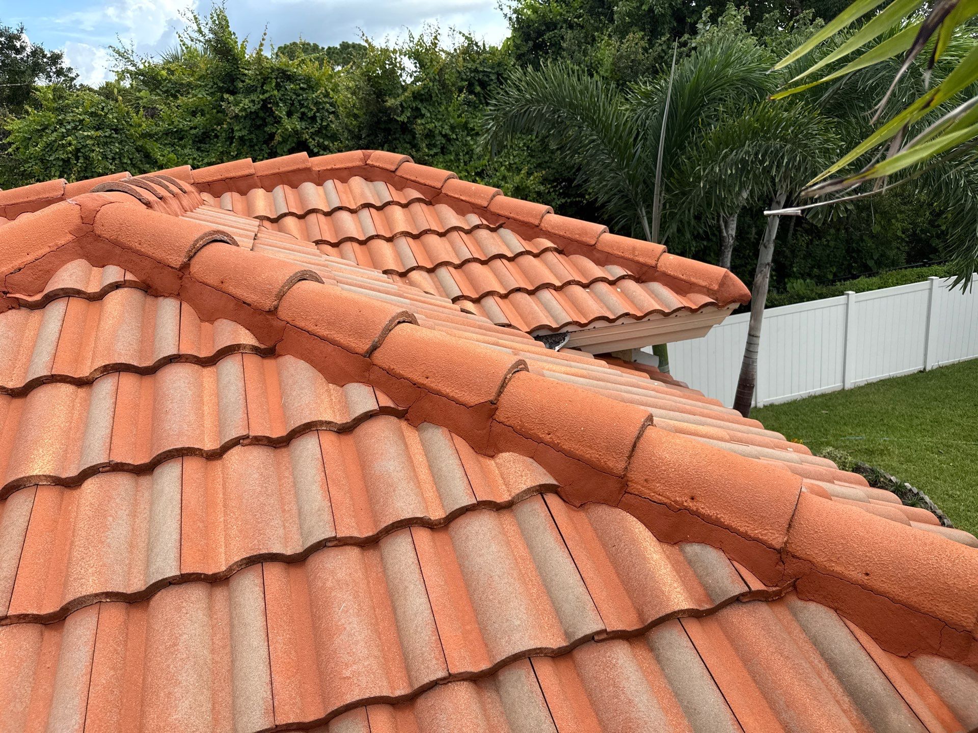 Soft Wash Tile Roof Cleaning in Sonoma Community, Sarasota, FL by Sunshine AquaWash