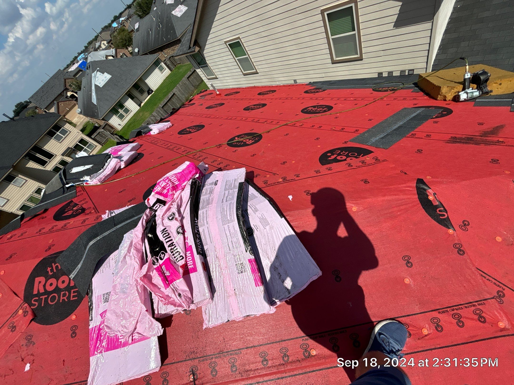 Houston Reroof Project Post Hurricane Beryl by Berry Good Roofing