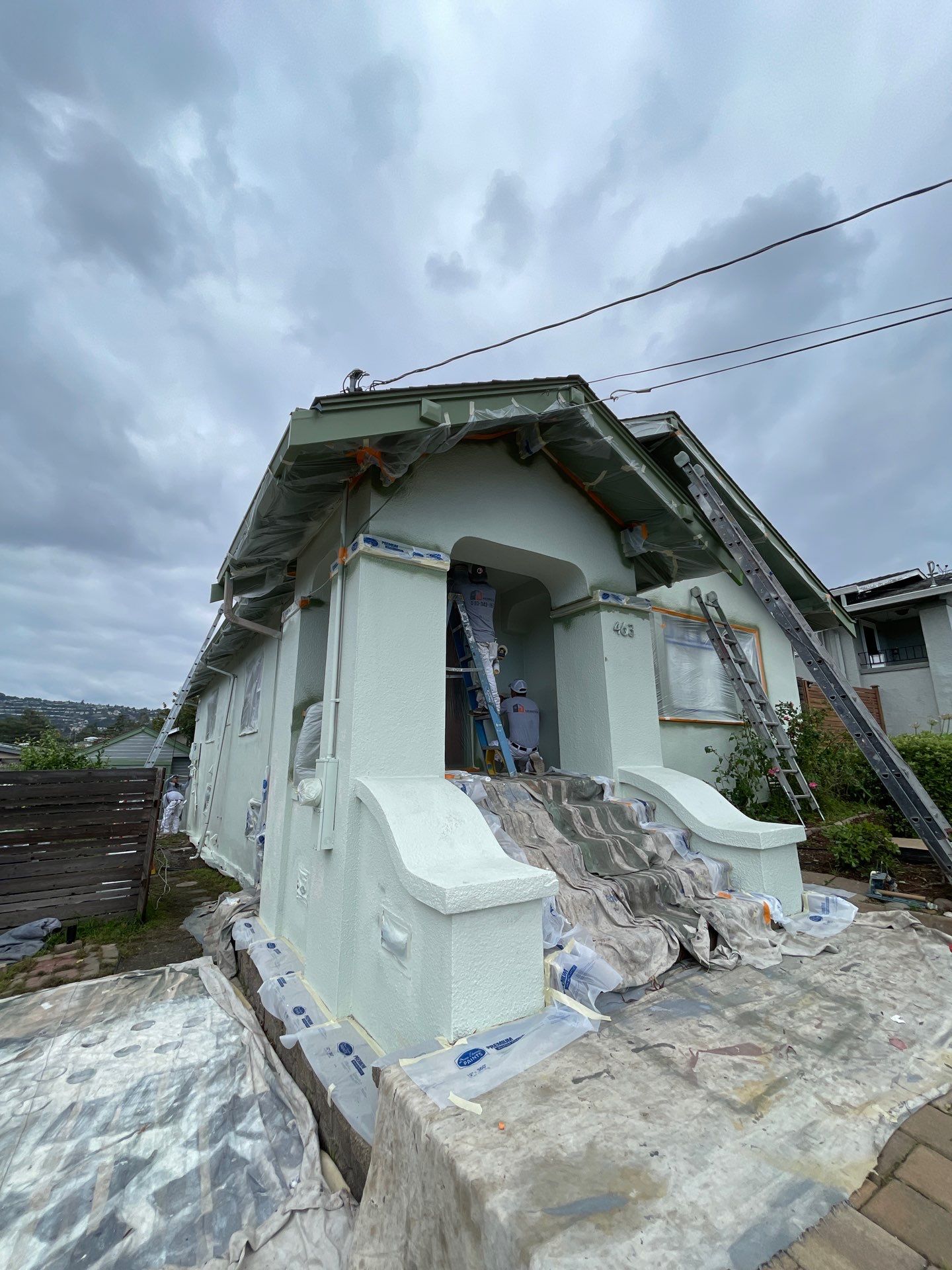 Oakland Kitchen Renovation with Custom Cabinetry and Granite Countertops by Herrera’s Bay Area Painting inc.