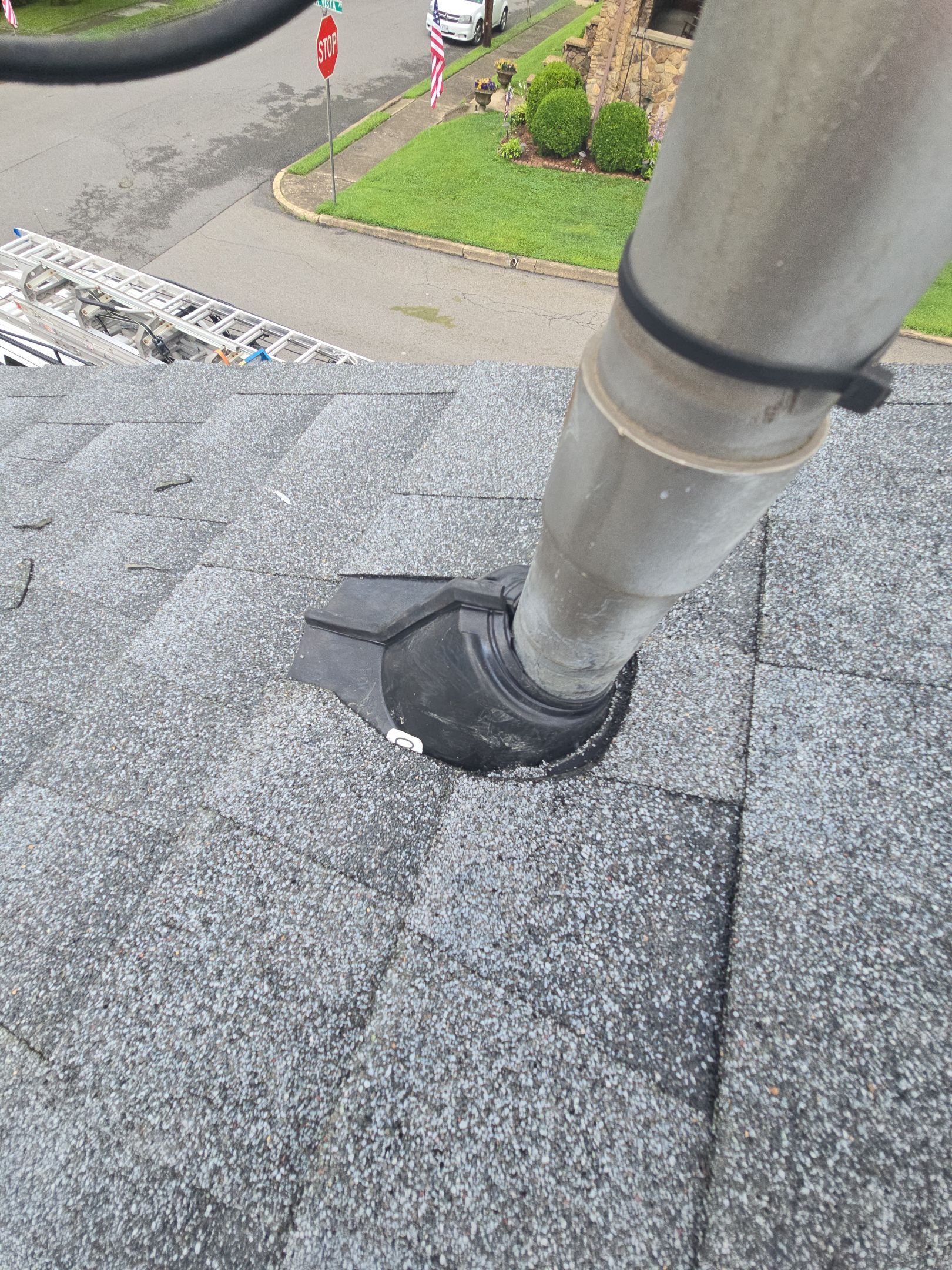 Residential Roofing Installation using GAF Timberline HDZ Oyster Grey by Rainstoppers Roofing