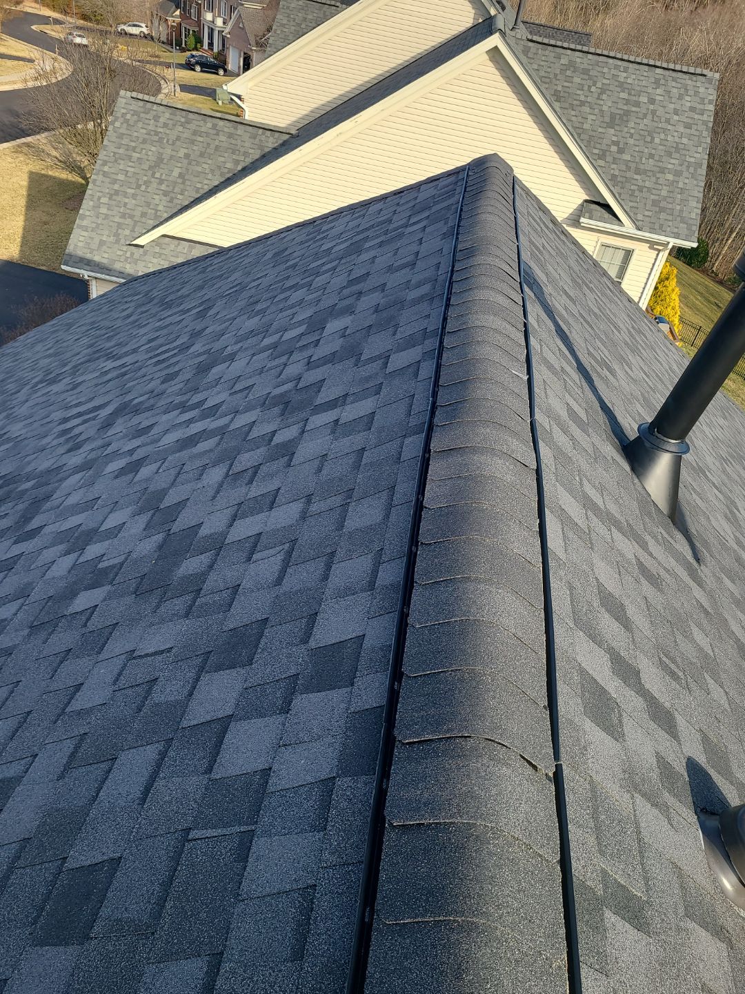 Springfield: Residential Roof Replacement with CertainTeed Landmark Pro in Max Def Moire Black by RM Banning, Inc.