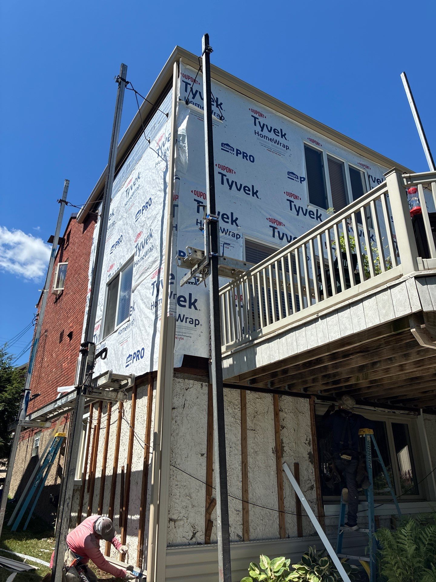 Full Vinyl Siding Renovation and Trim Installation in Mt Lebanon by Ideal Siding Pittsburgh
