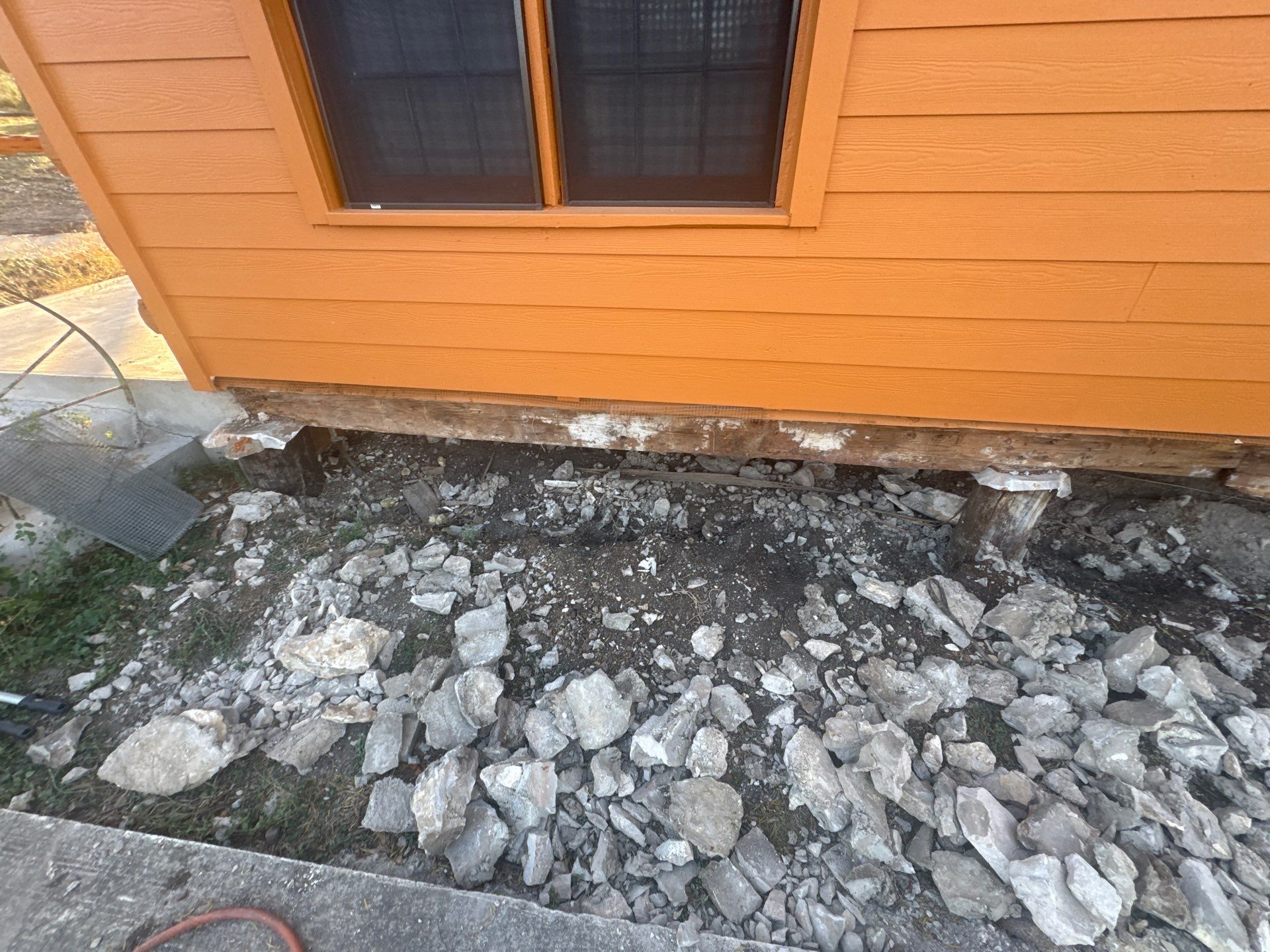 Rock removal and stone installation  by TXN Remodeling n Construction