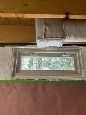 Basement Replacement Windows using Harvey Vinyl Replacement Windows