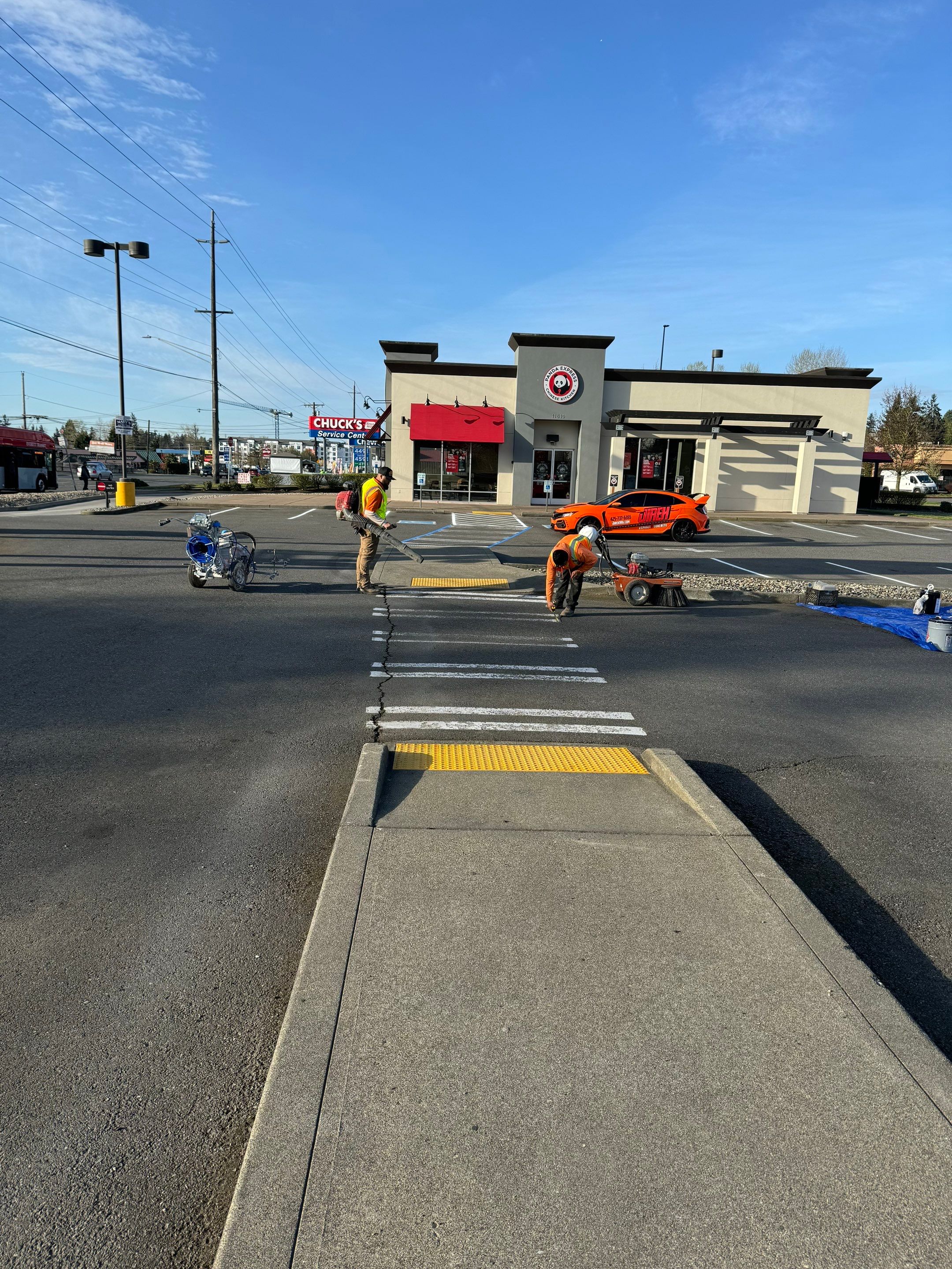 Panda Express | Striping  by Jireh Asphalt & Concrete Inc 