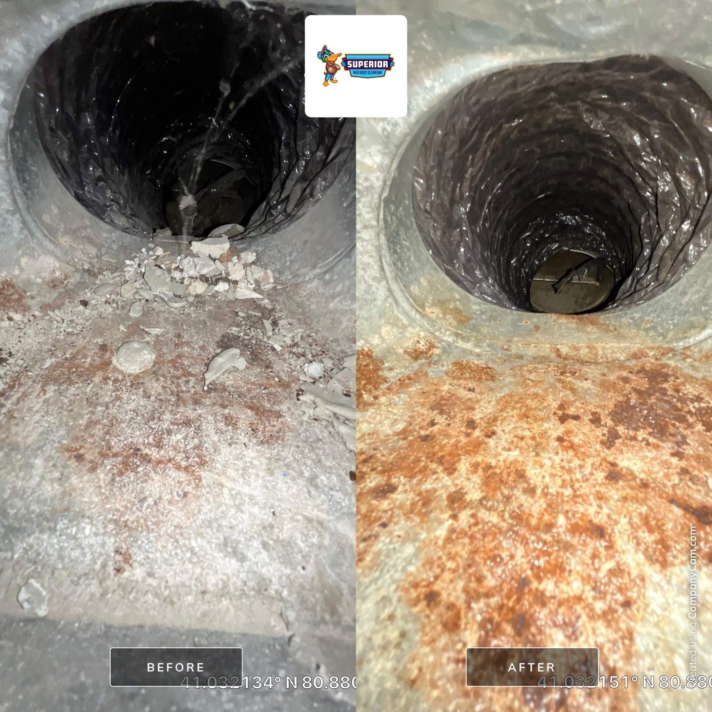 Air Duct Cleaning With a Vacuum Truck in North Jackson, OH by Superior Air Duct Cleaning
