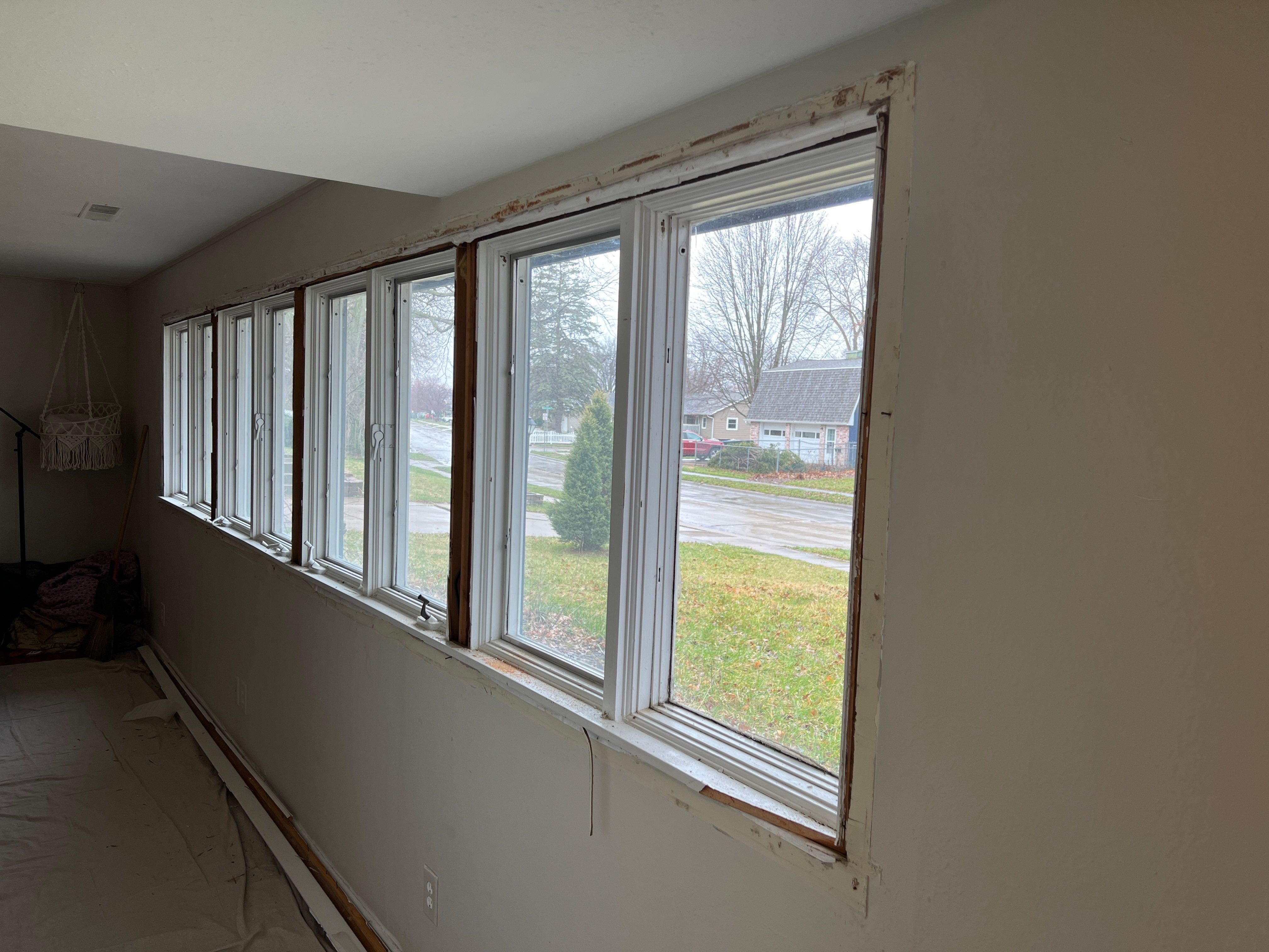 Window Installation using Pella 250 series vinyl window by United Windows and Siding LLC